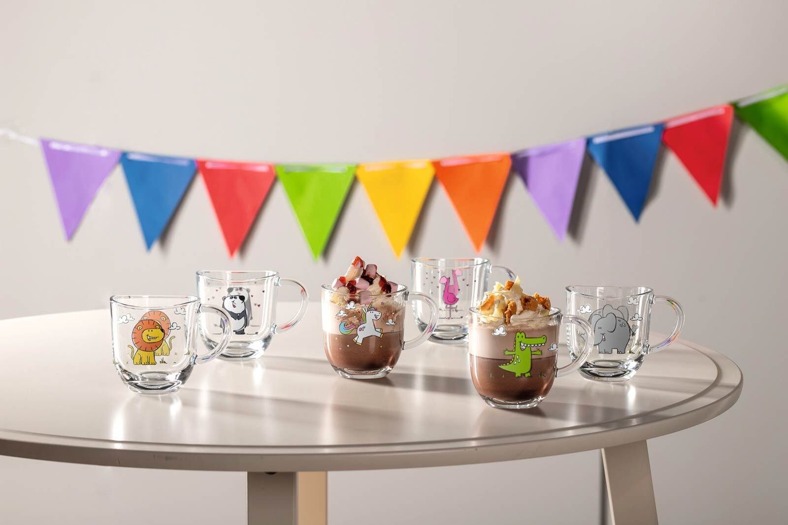 LEONARDO Kinderbecher Bambini Kindertasse 280 ml, 1-tlg., Glas