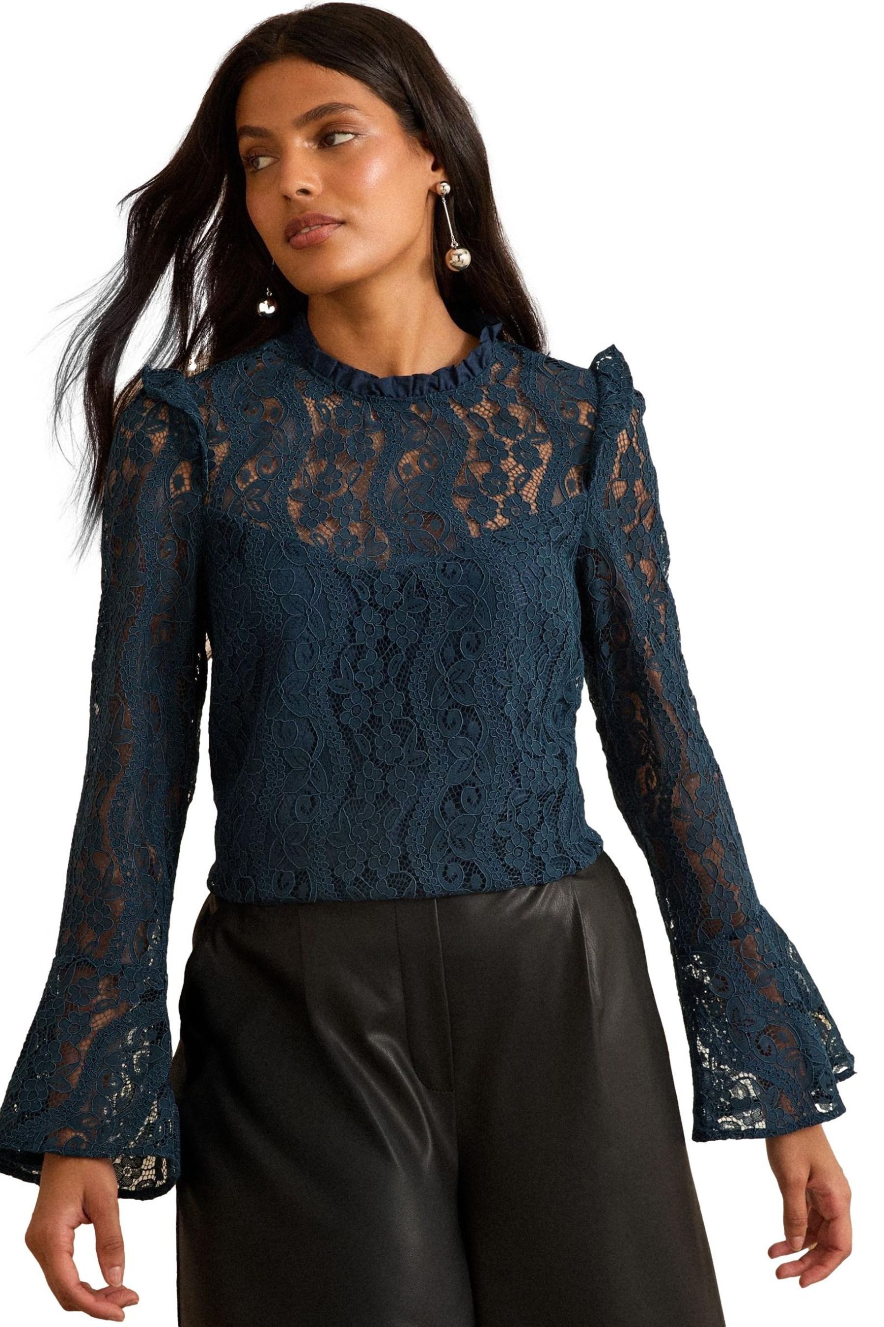 Love & Roses Spitzenbluse Love & Roses Spitzen-Bluse, Regular (1-tlg) günstig online kaufen