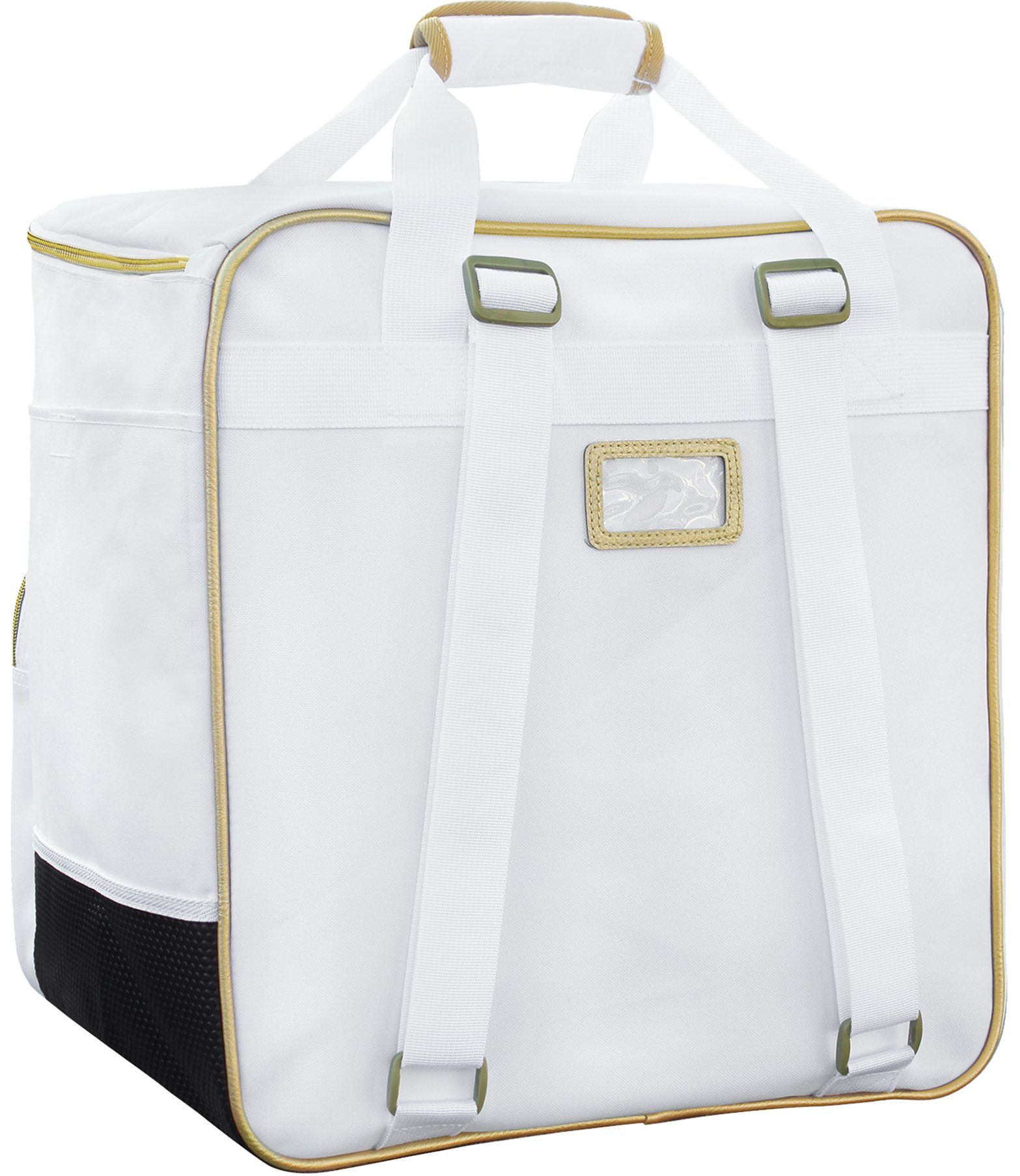 BRUBAKER Sporttasche Skischuhtasche, Skitasche für Skistiefel (1-tlg., reißfest und nässeabweisend), Komfort Stiefeltasche mit Rucksackfunktion für Skischuhe, Helmtasche