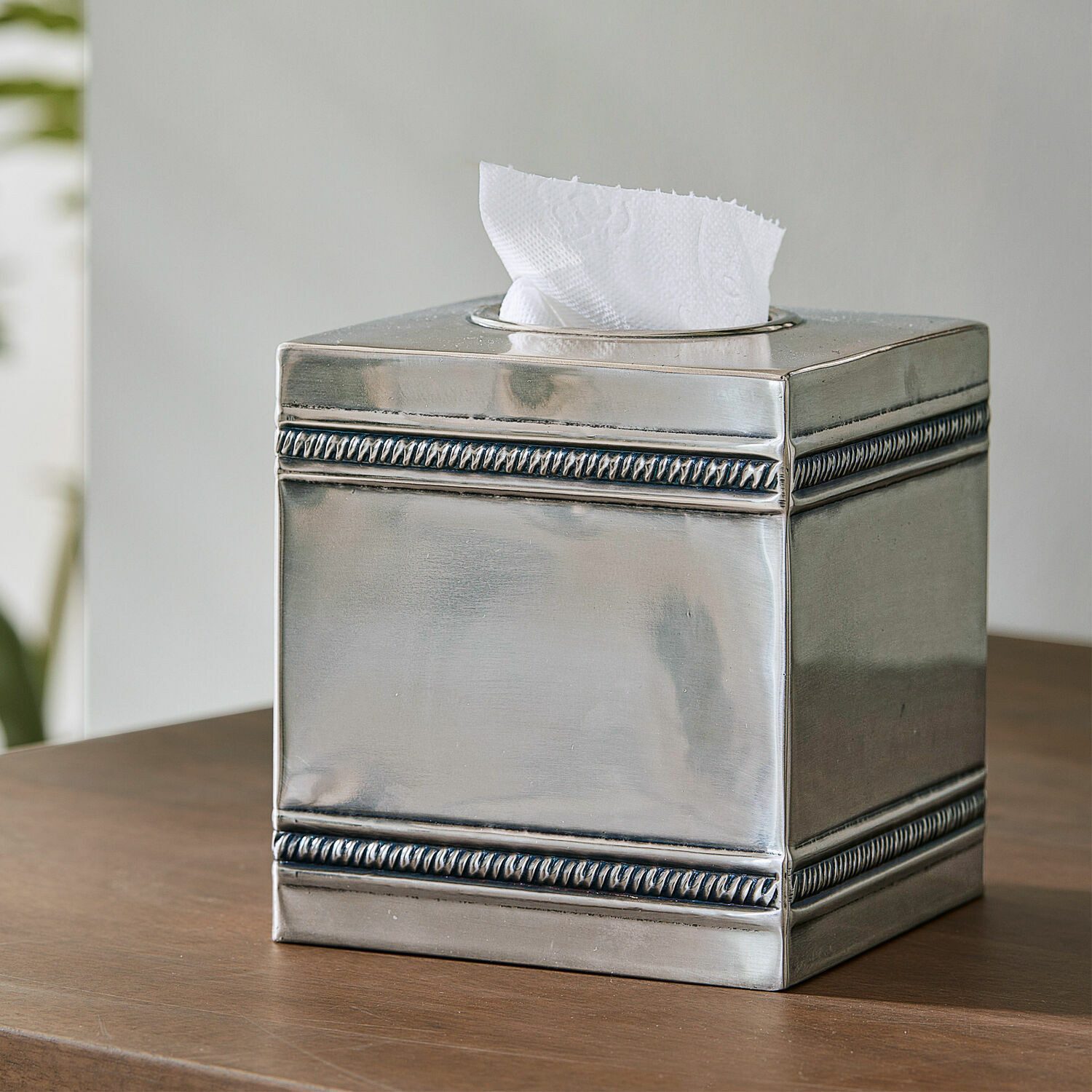 Mirabeau Badaccessoire-Set Taschentuchbox Semoine antiksilber