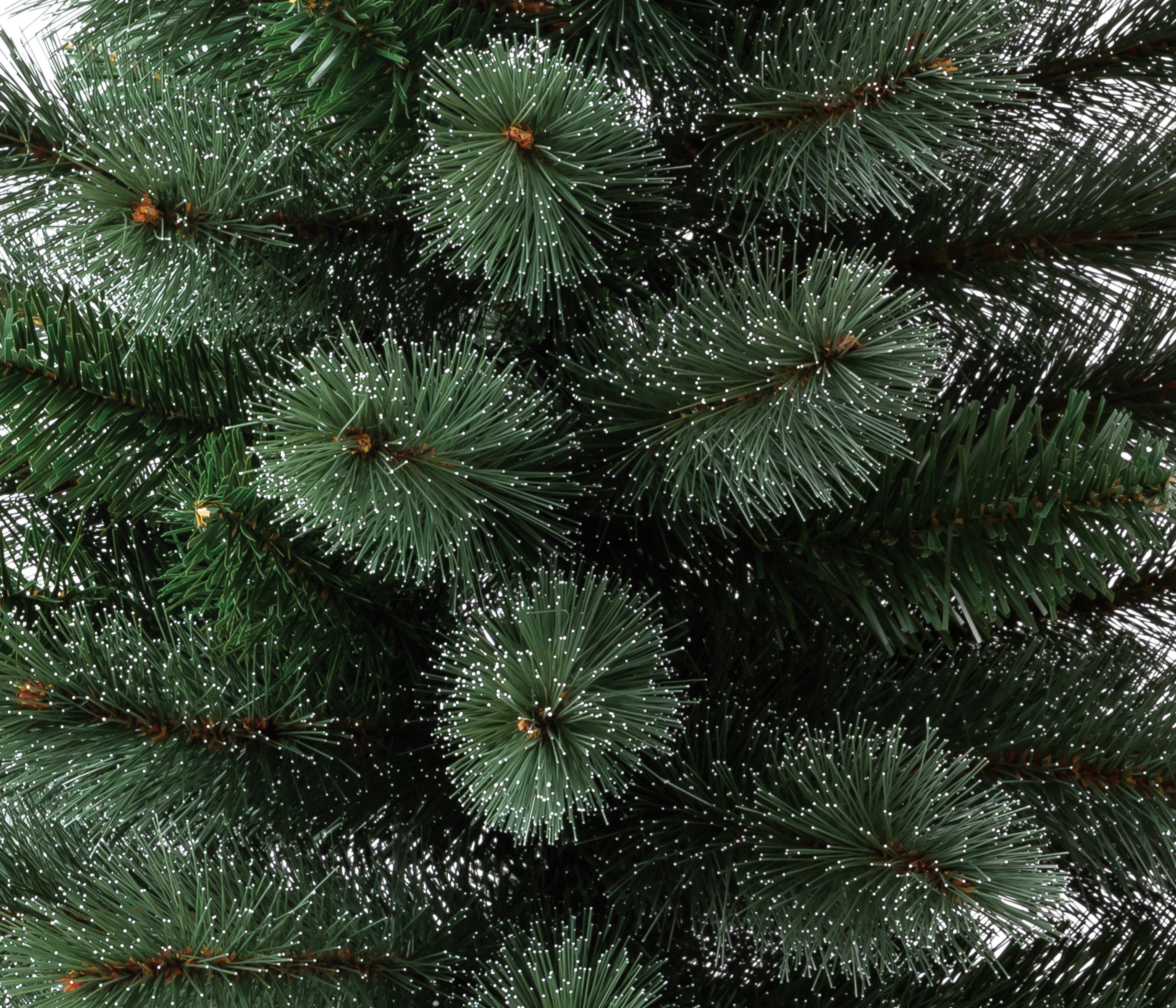 Stil Ø Dehner Künstlicher künstlicher cm, Tanne Weihnachtsbaum Odin cm, 99 PVC/Metall, Höhe mit Christbaum, 150 hochwertiger Ständer,