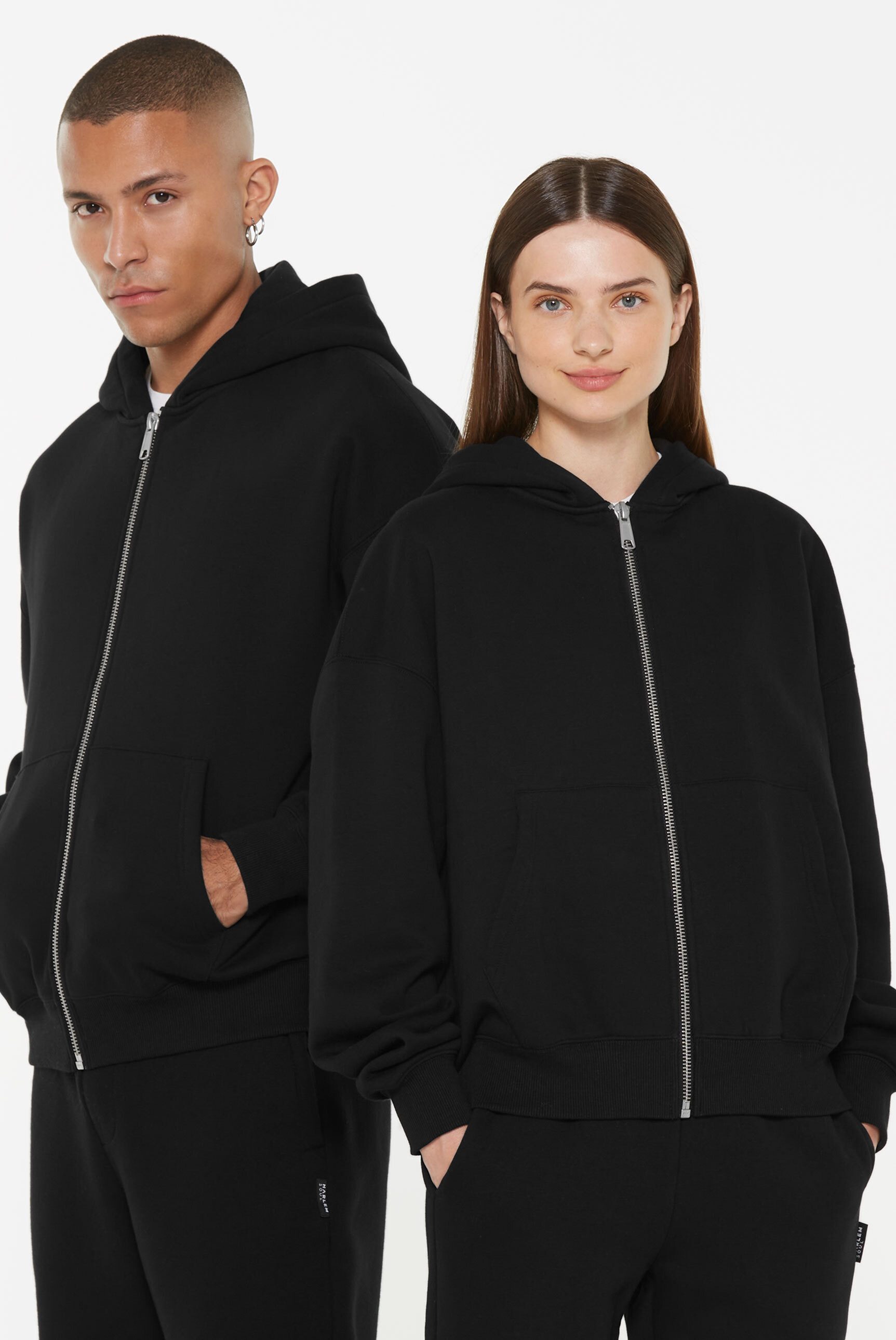 Harlem Soul Kapuzensweatjacke mit Baumwolle günstig online kaufen