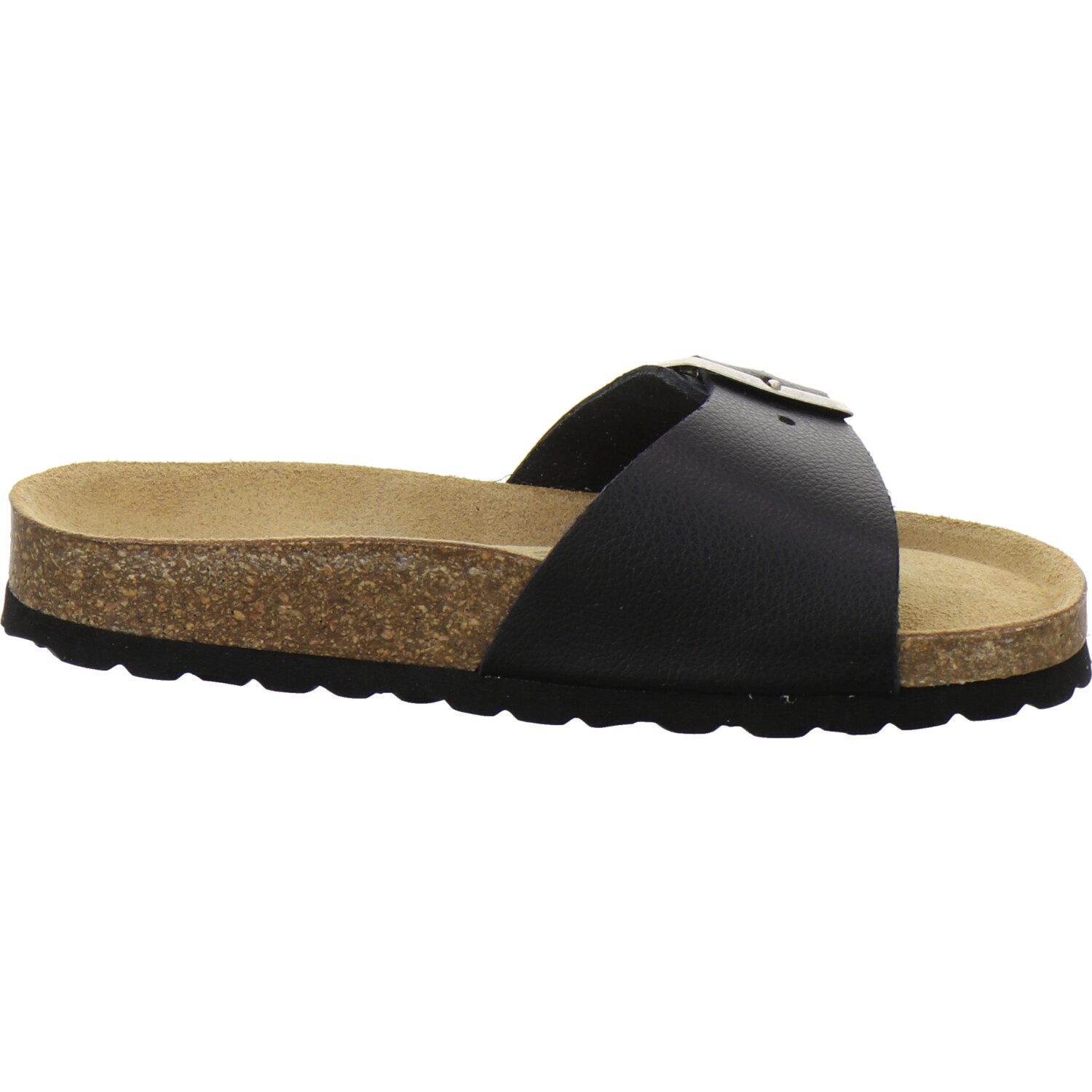 AFS-Schuhe 211223 Sommer Pantolette für Damen mit Fußbett, bequeme Sandalen aus Leder