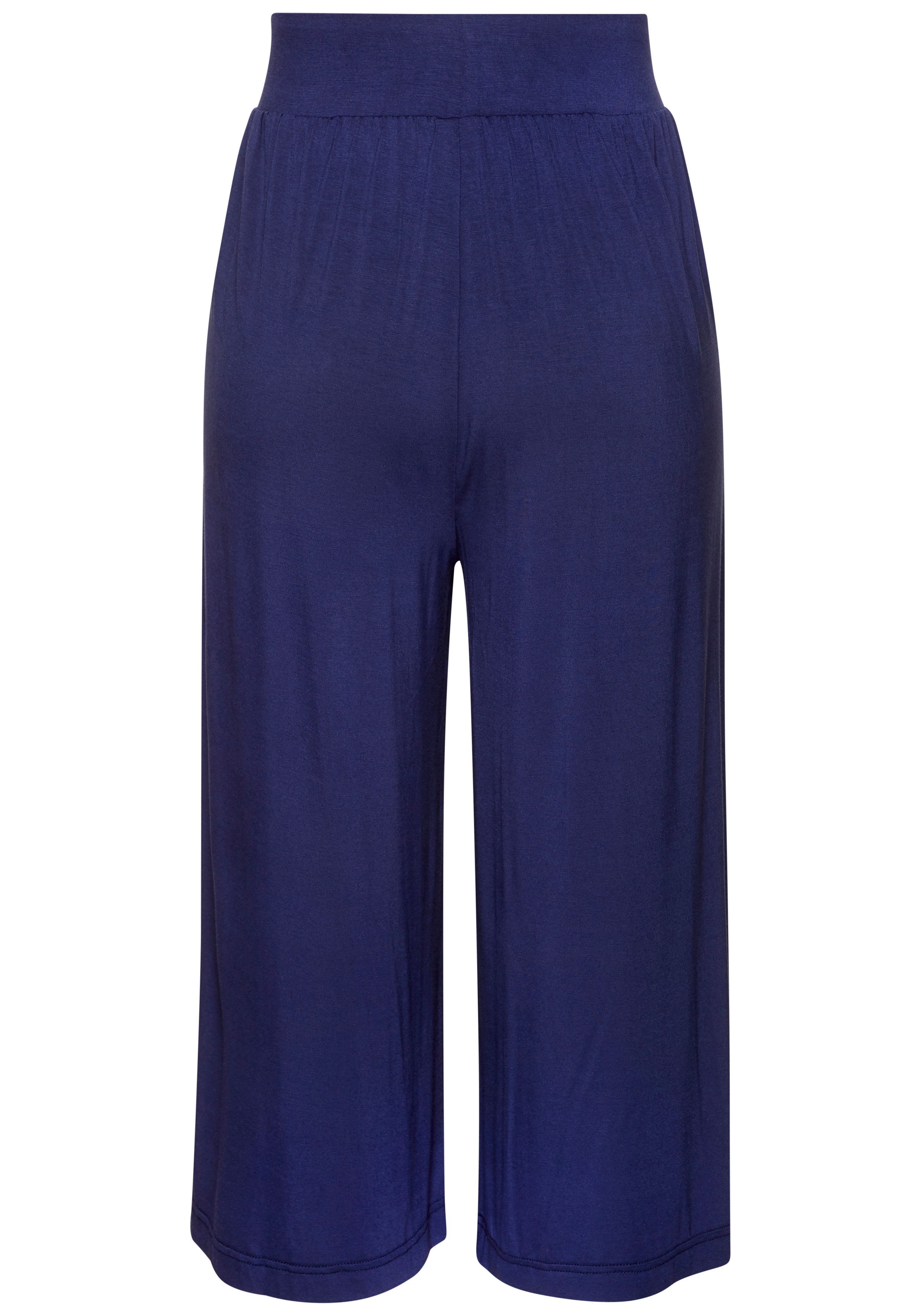 LASCANA Culotte mit extra-weitem Bein und Taschen, bequeme Jerseyhose