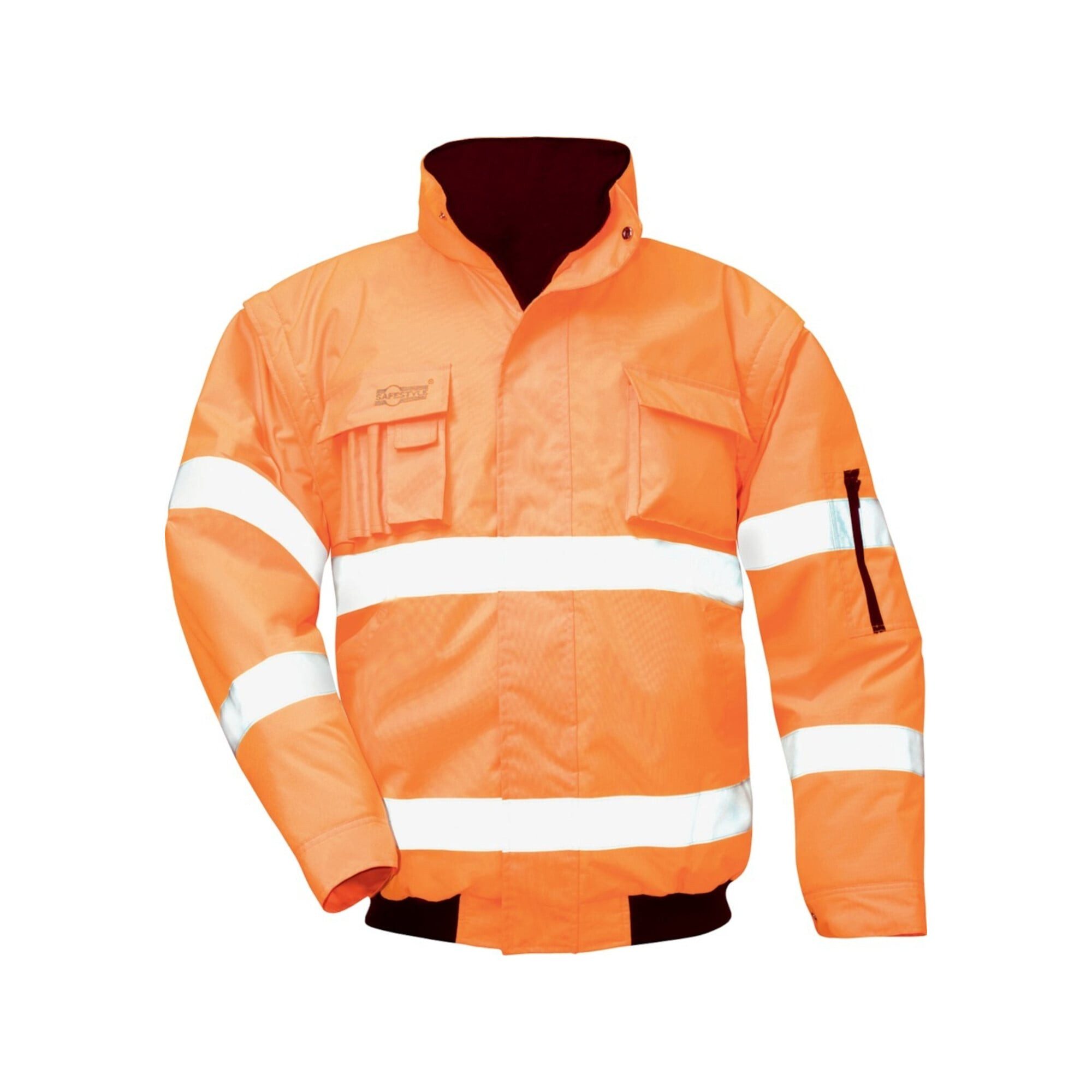 Safestyle Schutzjacke SAFESTYLE Warnpilotenjacke Tom, Gr. 3XL, orange