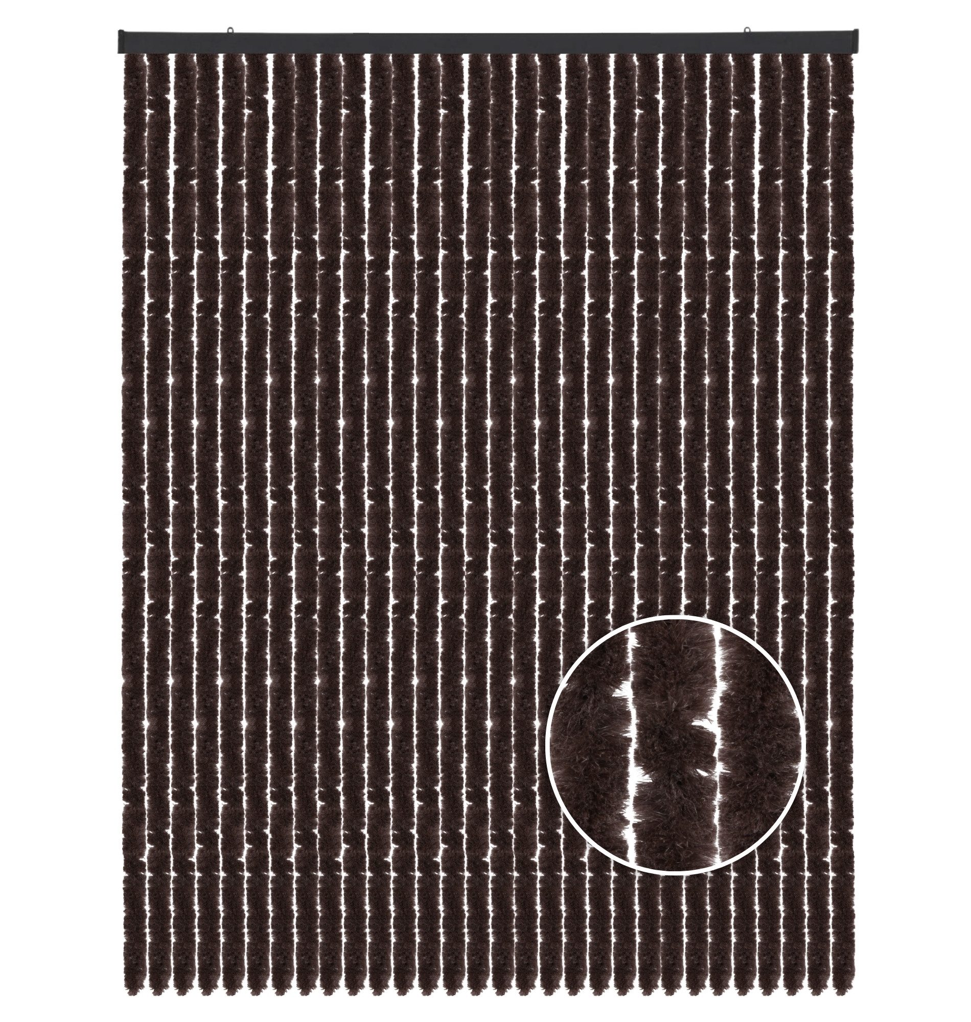 Arsvita Türvorhang Flauschvorhang 120x220cm, Ösen (1 günstig online kaufen