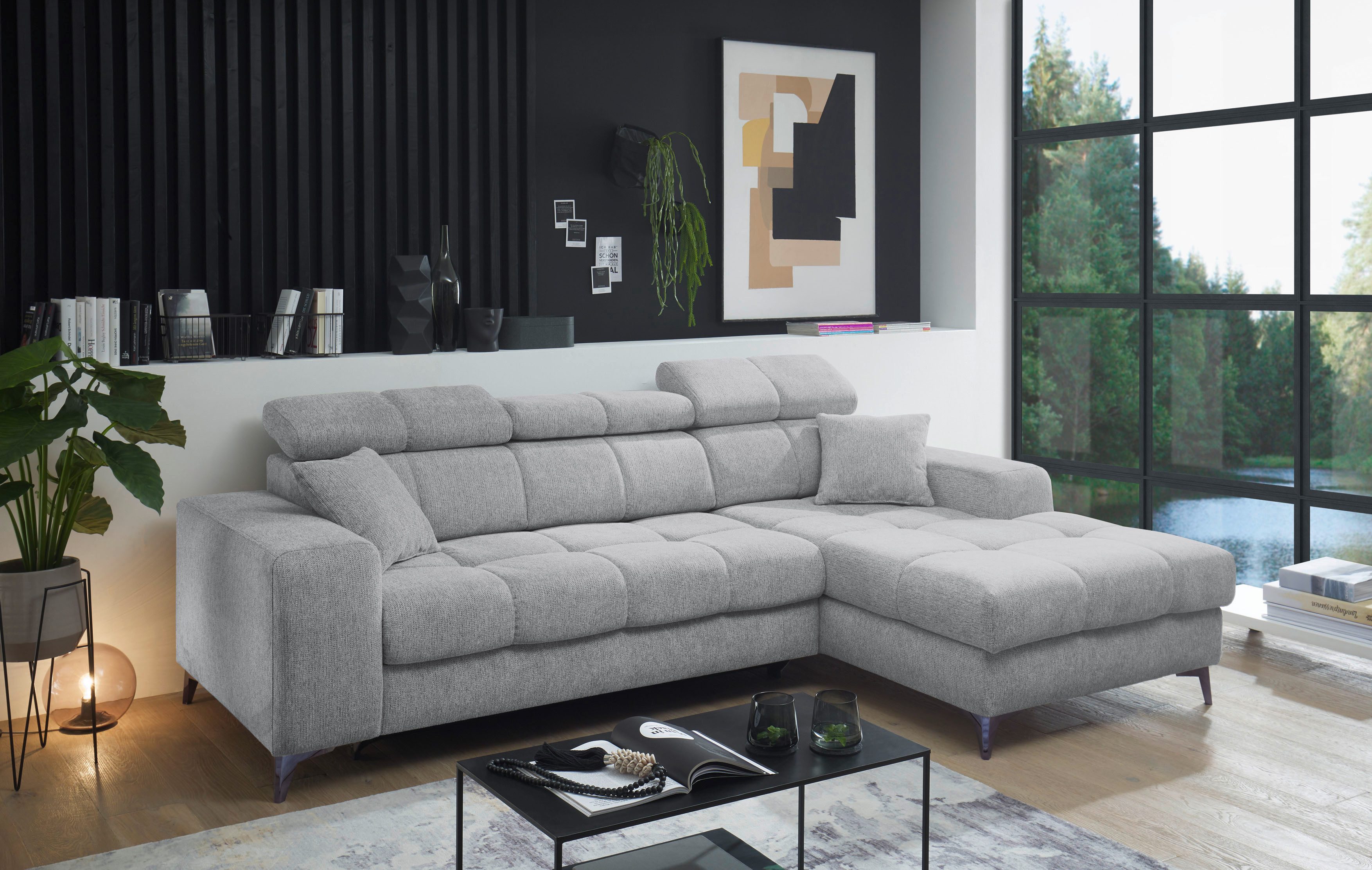 ED EXCITING DESIGN Ecksofa Sydney L-Form günstig online kaufen