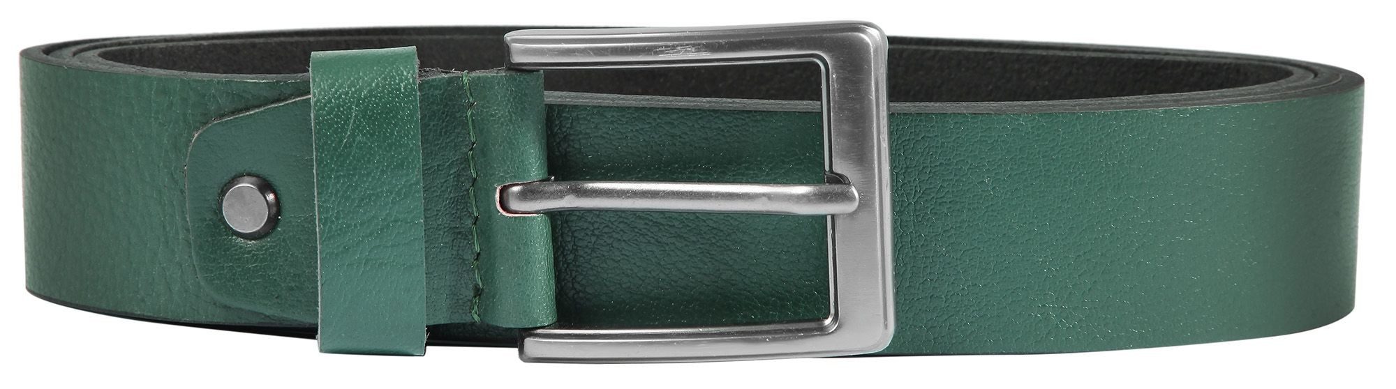 Leonardo Verrelli Ledergürtel 3100111 hochwertiges Echtleder, kürzbar, grün günstig online kaufen