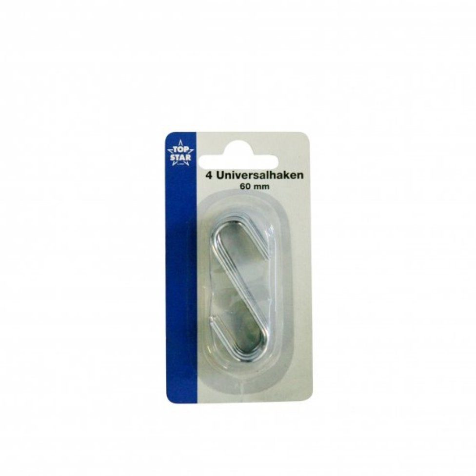 axentia Doppelhaken Universalhaken, 6 cm, 4 günstig online kaufen