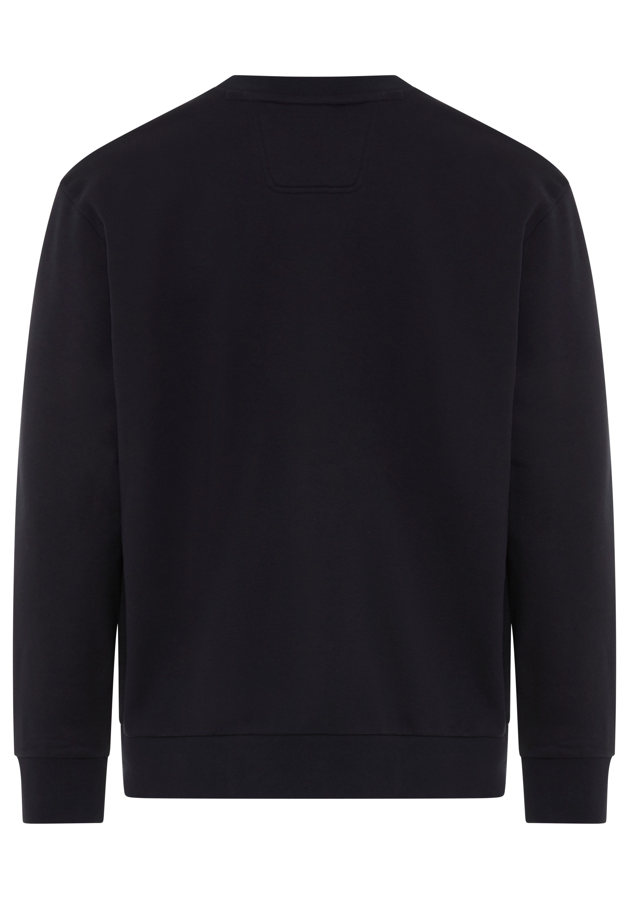 BOSS GREEN Sweatshirt Rundhalsausschnitt, Relaxed Fit, Logo-Badge
