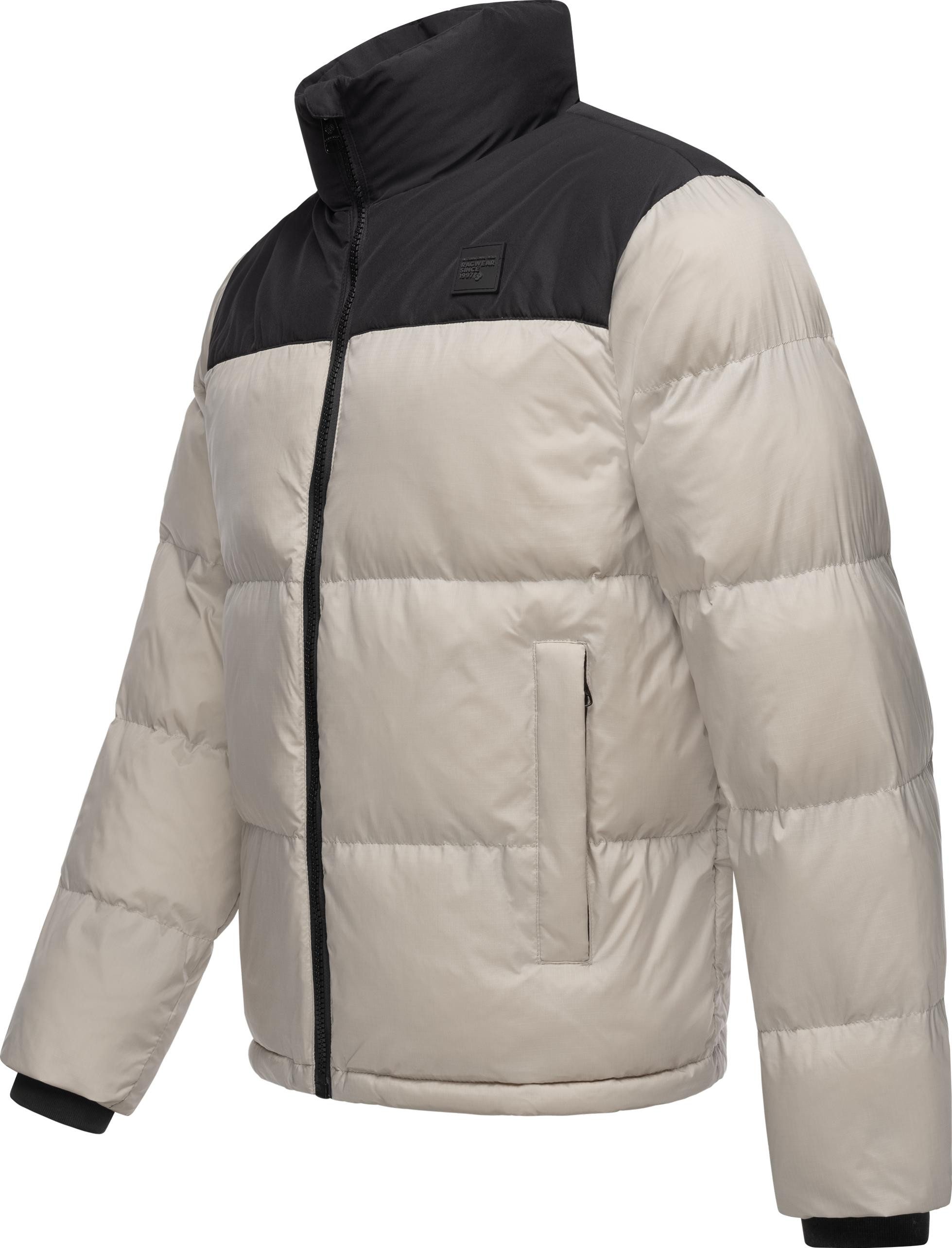 Ragwear Outdoorjacke Stafen Wasserdichte Herren Winterjacke im Retro-Look