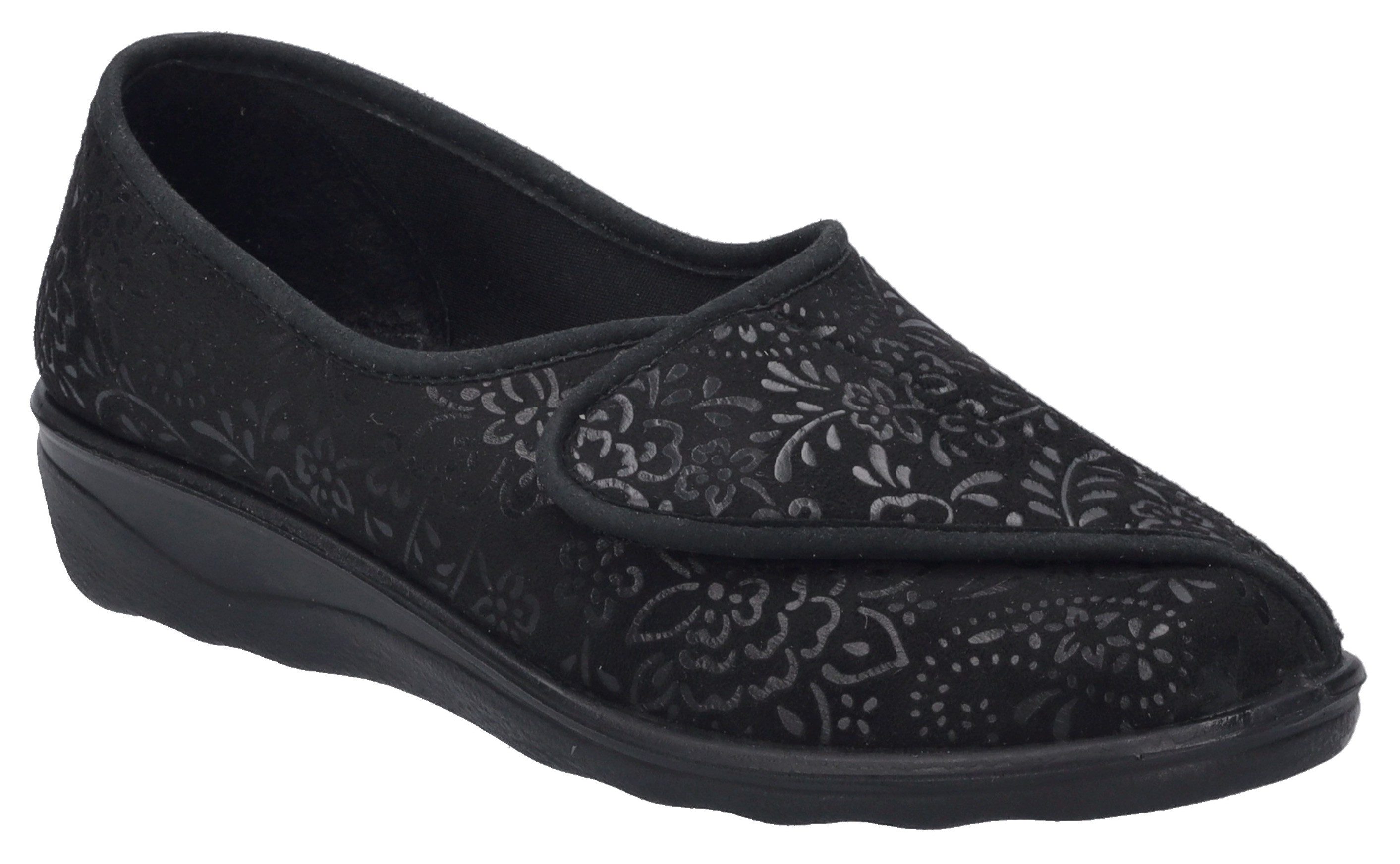 Josef Seibel Nice 104 Hausschuh Klettschuh, Pantoffel mit praktischem Klettverschluss