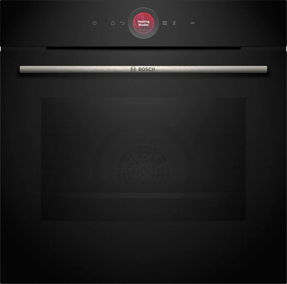 BOSCH Backofen Serie 8 HBG7221B2, mit Teleskopauszug nachrüstbar, Hydrolyse, Air Fry für knusprige Lebensmittel & Reinigungsunterstützung
