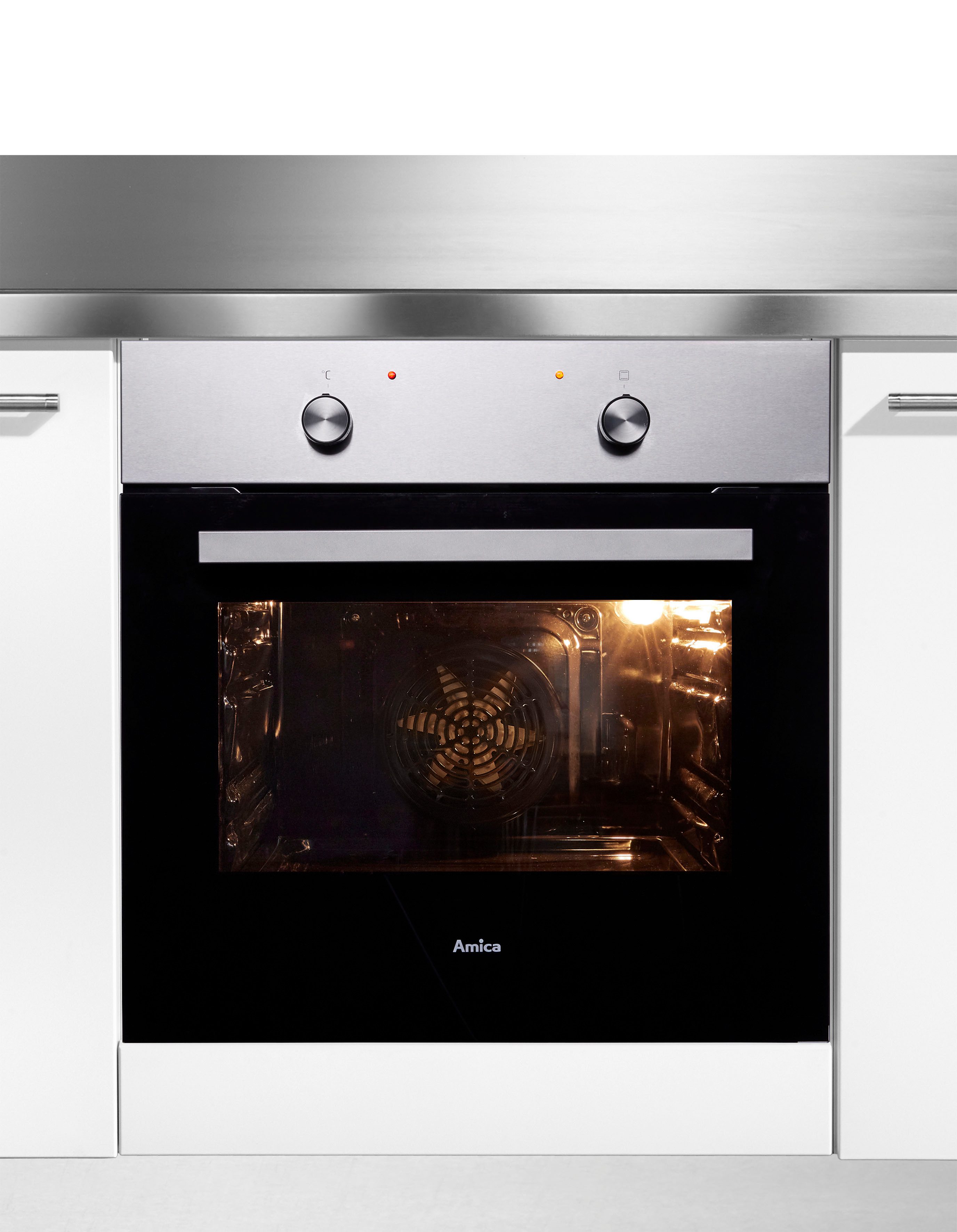 Amica Einbaubackofen EB 947 610 E, Steam Clean, 6 Backofenprogramme inklusive Ober-/Unterhitze