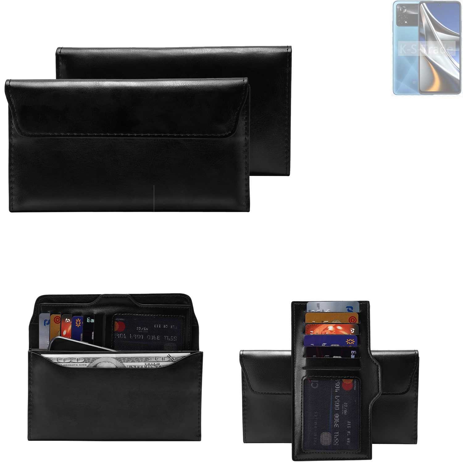 K-S-Trade Handyhülle für POCO X4 Pro 5G, Handy Hülle Schutz Hülle Tasche Schutz Case Handytasche