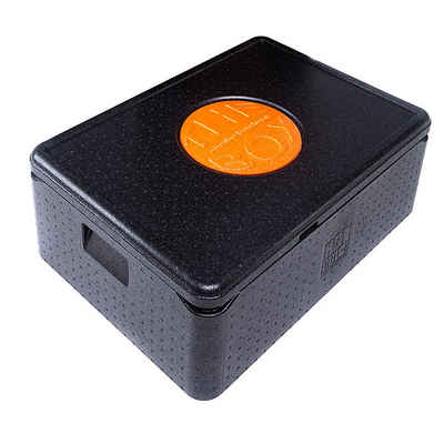THE BOX Kühlbox The Box Thermobox Uni mittel,68,5 x 48,5 x 26,5cm (53l),Nutzhöhe 20cm, 53 l
