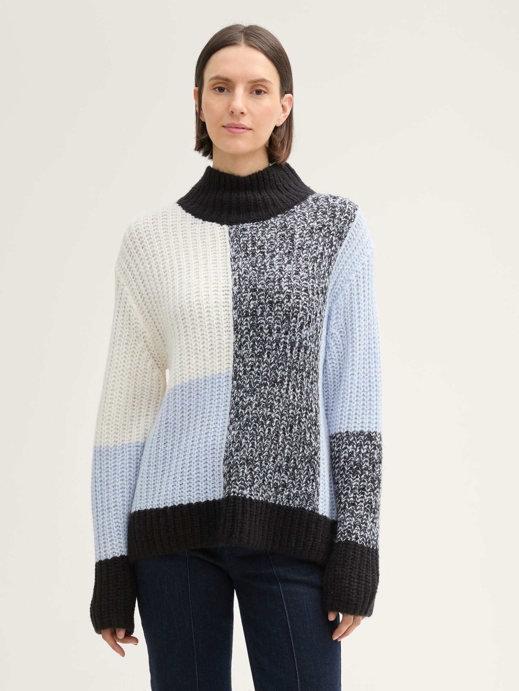 Strickpullover Gemusterter Strickpullover