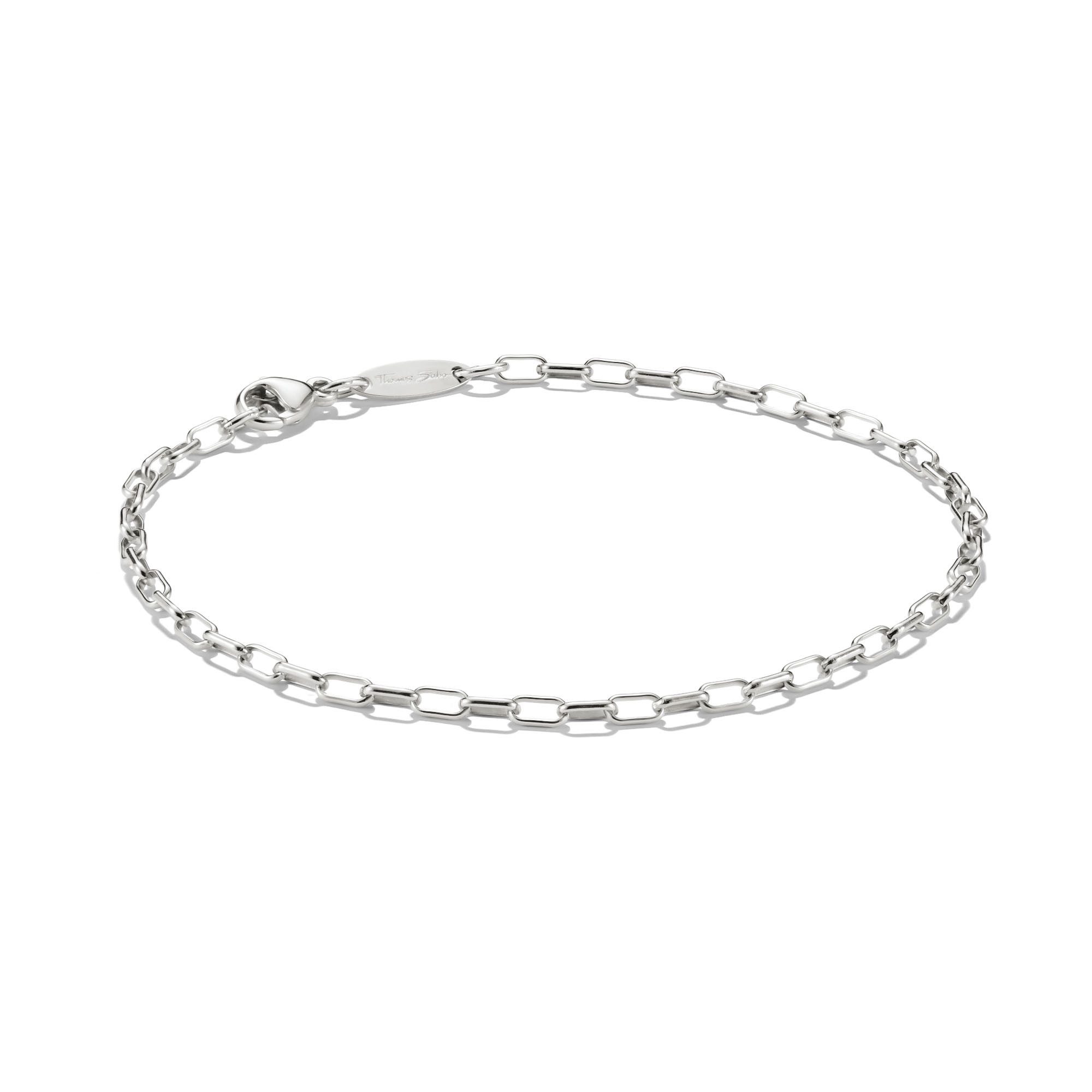 THOMAS SABO Armband Paperclip-Armband, A2206-001-21-L19v, A2206-413-39-L19v