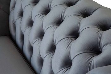 JVmoebel Chesterfield-Sessel, Sessel Chesterfield Textil Wohnzimmer Klassisch Design Sofas