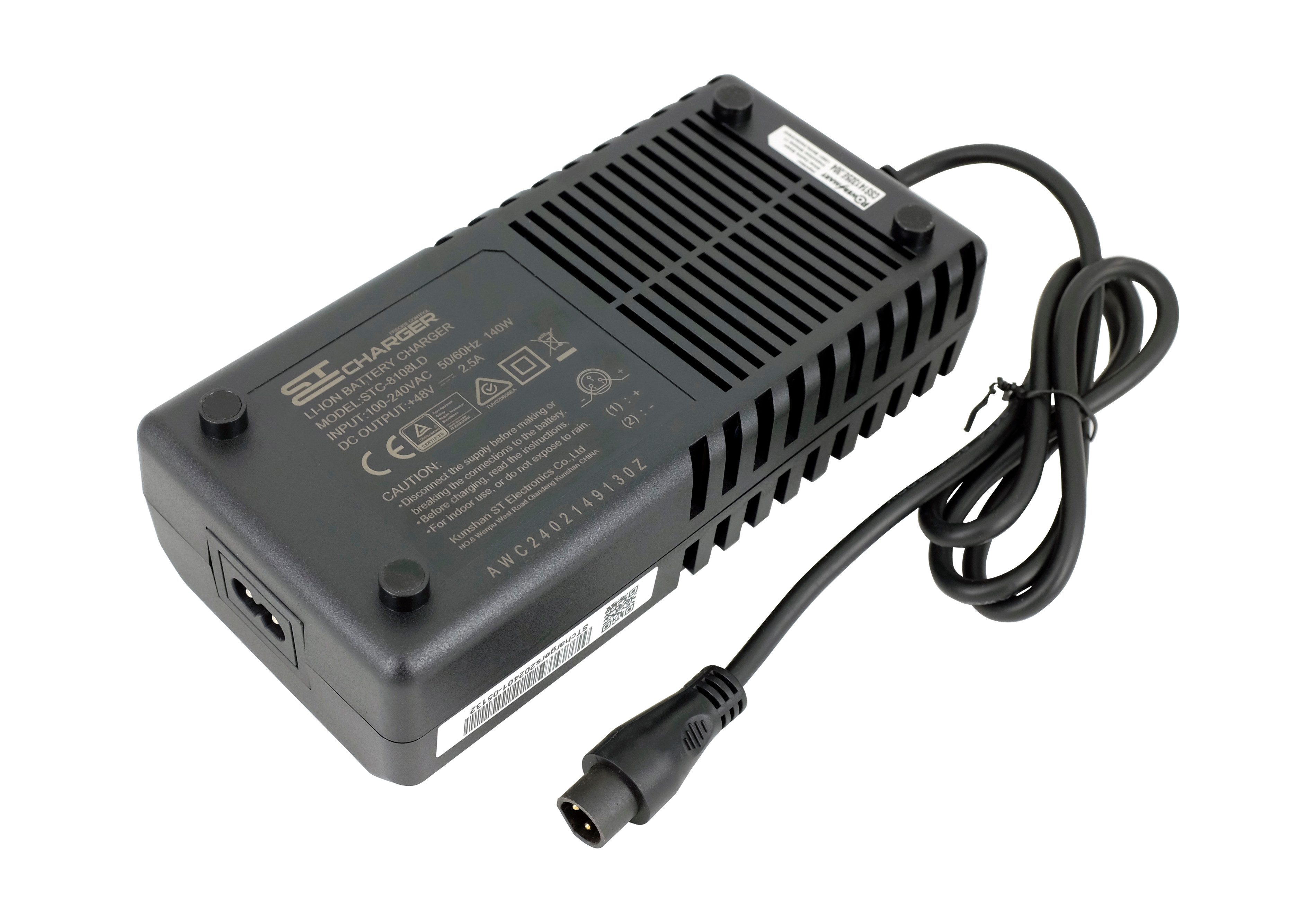 PowerSmart CSS141325E.304 Batterie-Ladegerät (54,6V 2.5A für 48V Lithium Ionen Akku STC-8108LD)