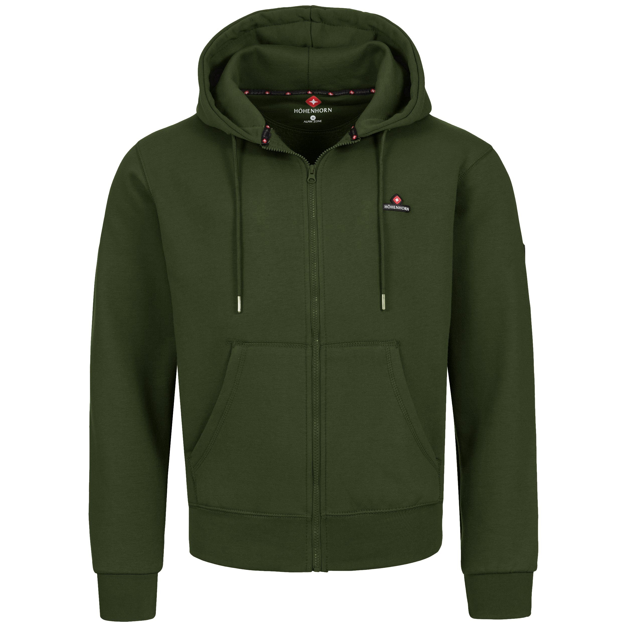 Höhenhorn Hoodie Katan Herren Hoody für Männer Pullover Sweatshirt Kapuzenpullover Hochwertige Baumwolle, weiche Innenseite, angenehm warm