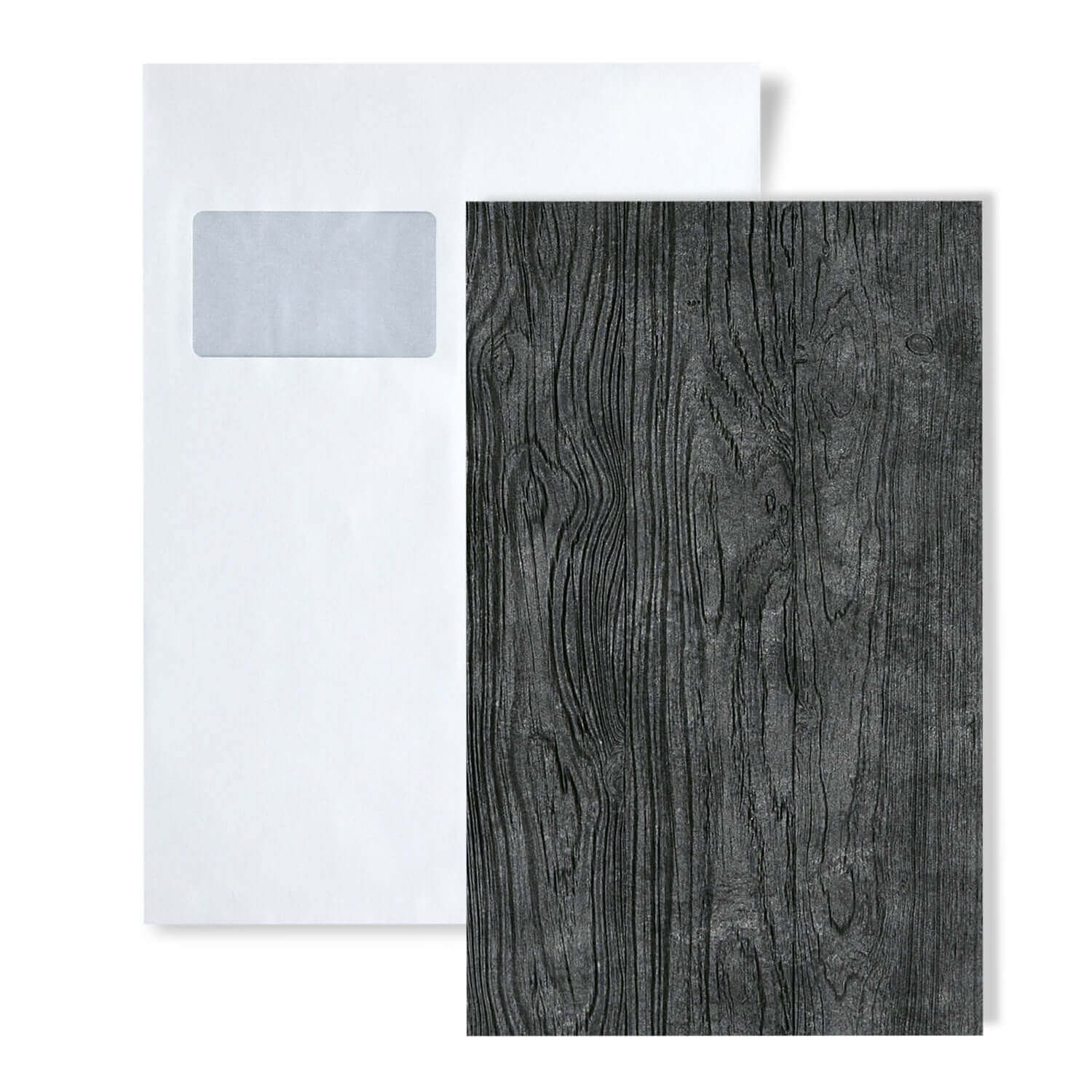 Wallface Wandpaneel 1 MUSTERSTÜCK S-24951 DIN A5 Wandpaneel MUSTER DAKOTA CLASSY, BxL: 15x20 cm, 0 qm, (1 MUSTERSTÜCK, Produktmuster, 1-tlg., Muster des Wandpaneels) anthrazit