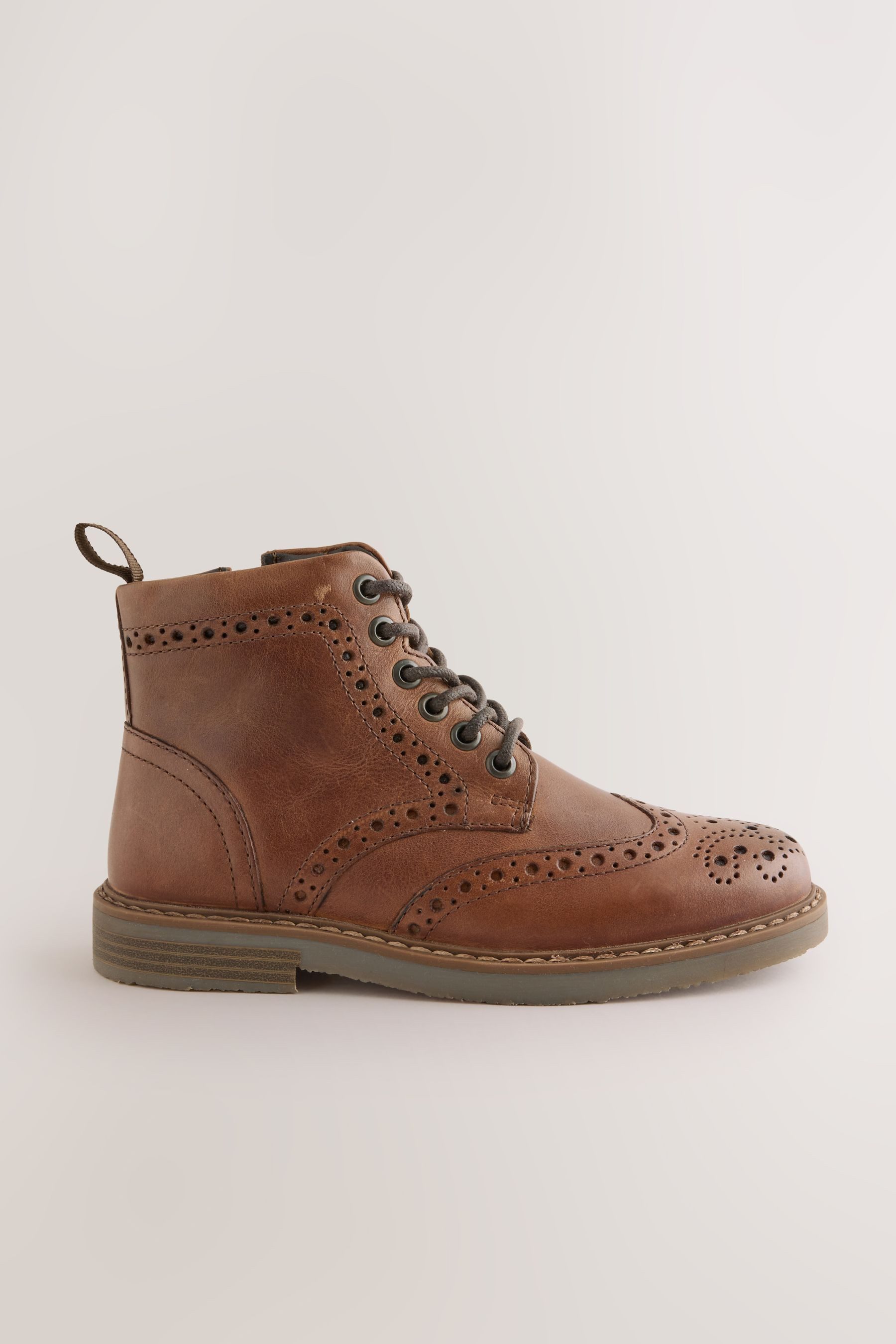 Next Brogue-Stiefel zum Schnüren aus Leder Stiefel – Bild 5 von 5