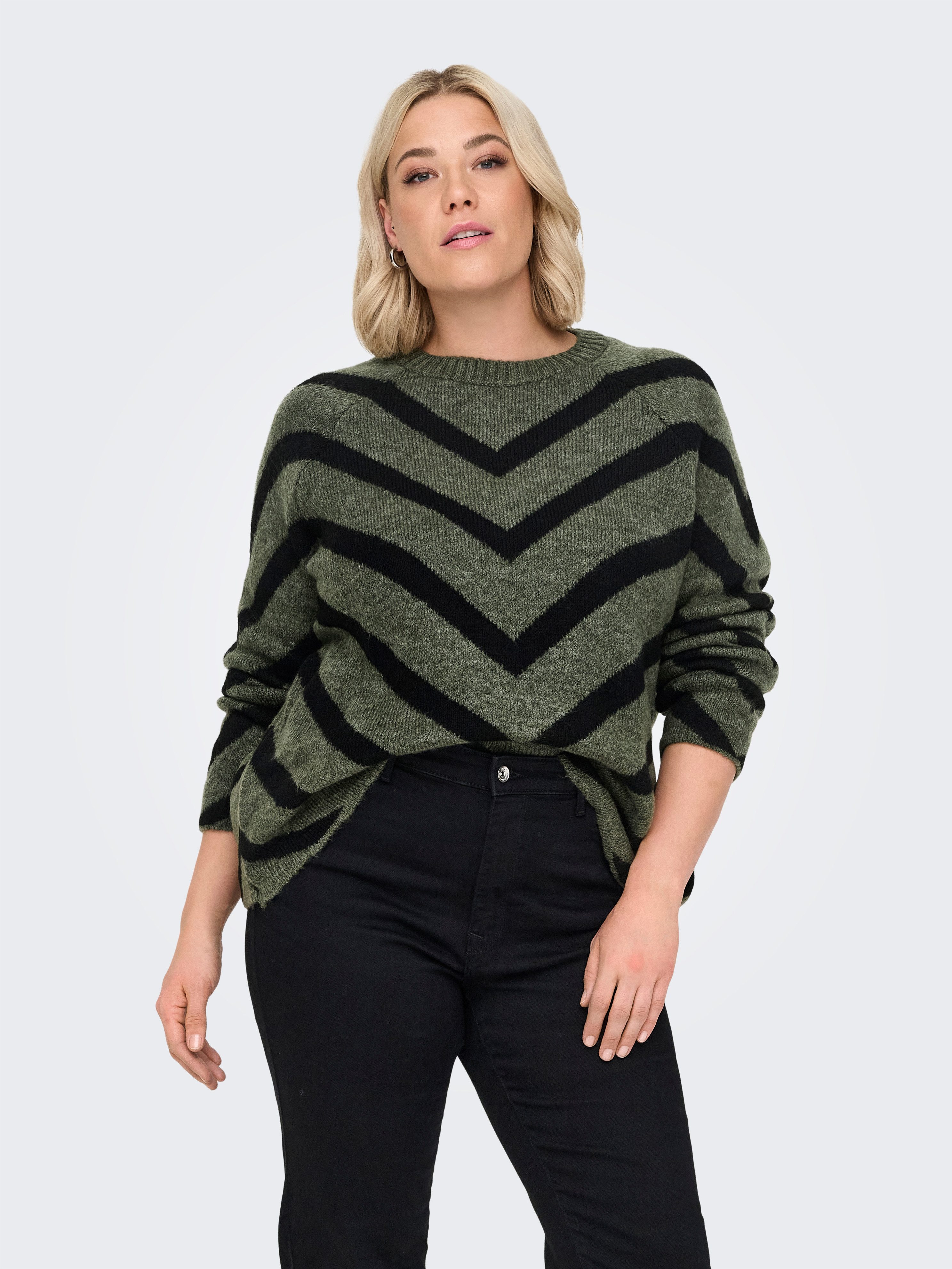 ONLY CARMAKOMA Strickpullover CARELIZA L/S PULLOVER KNT NOOS günstig online kaufen