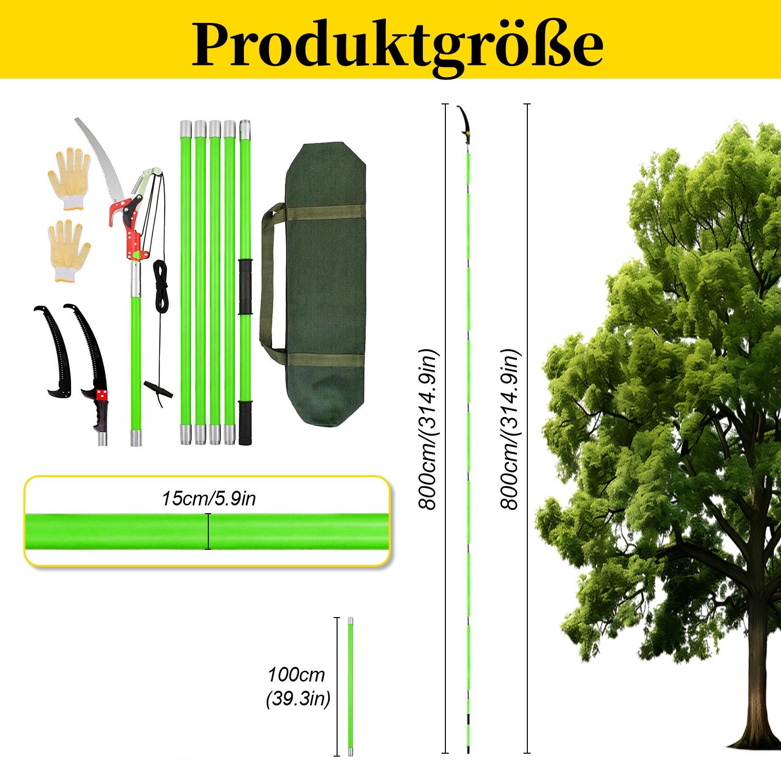 Vellora Astschere Hochreicher Zweigsäger für Gartenschneidwerkzeuge Telesko günstig online kaufen