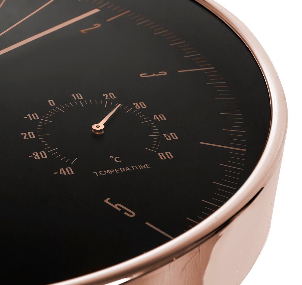 CentrumElektroniki Wanduhr CE70 G (Wanduhr mit Thermometer und Hygrometer) – Bild 4 von 4