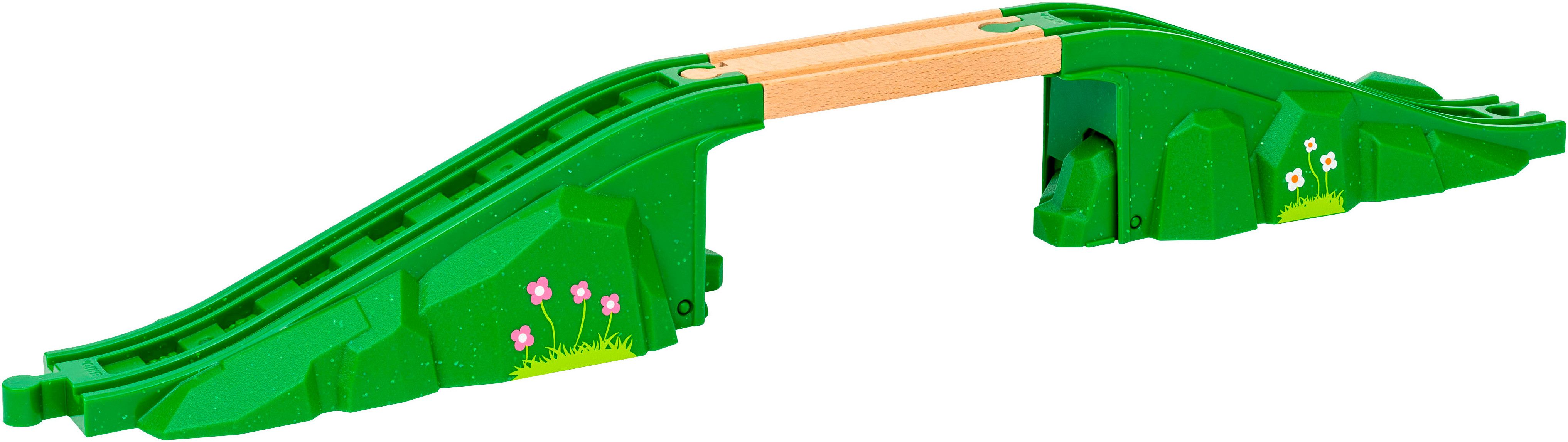 BRIO® Spielzeugeisenbahn-Brücke Modulare Brücke, Made in Europe, FSC® - schützt Wald