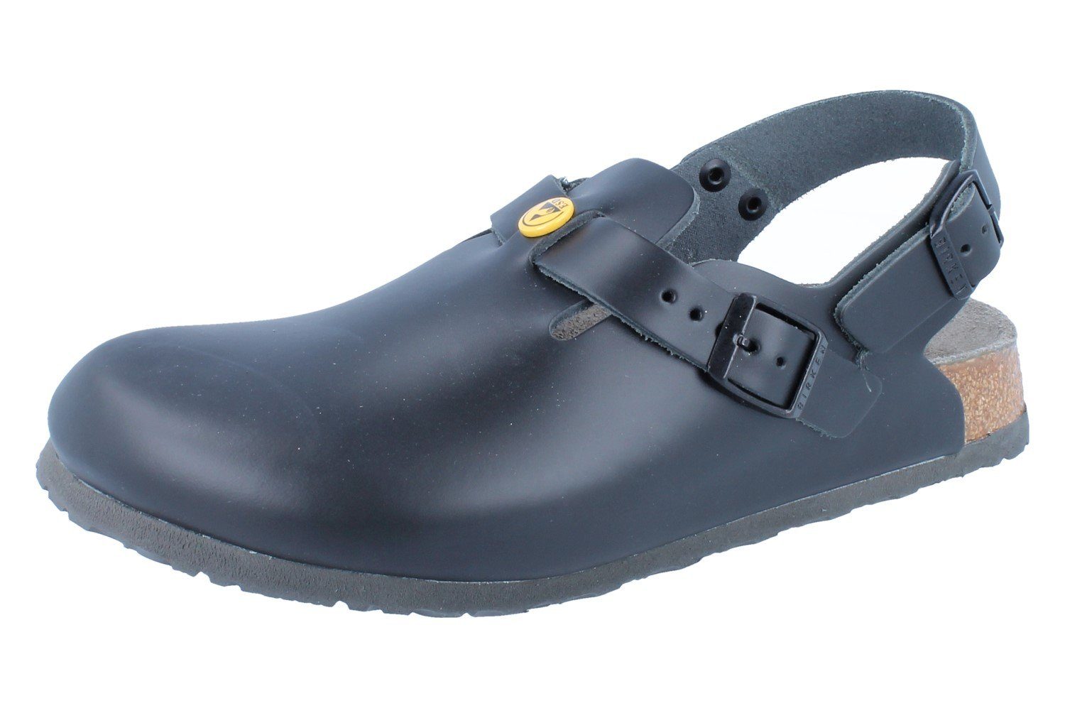 Birkenstock BIRKENSTOCK Tokyo Herren ESD Clogs schwarz Leder - Größe: 43 Clog