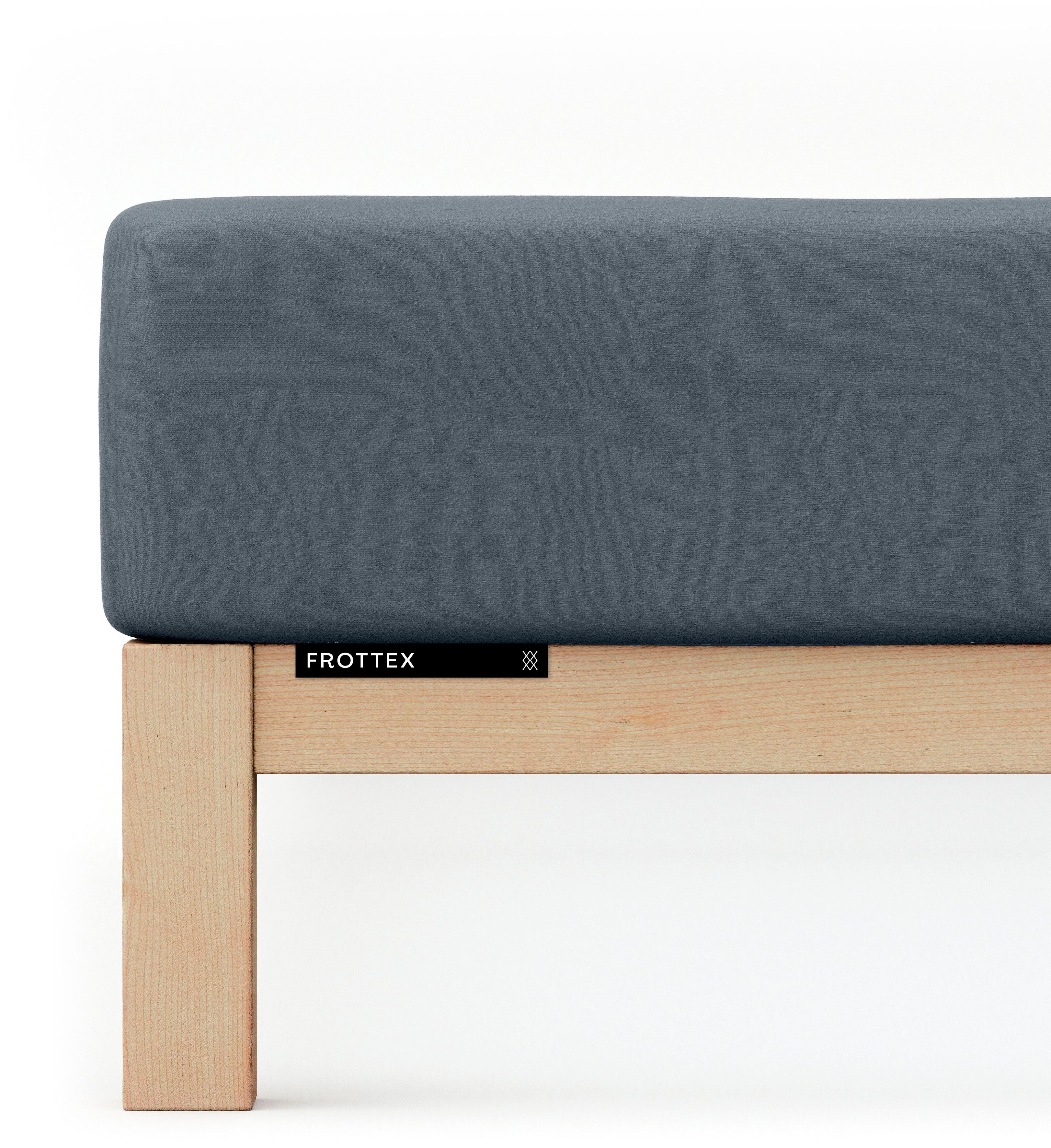Schlafgut Bettlaken Frottex Spannbettlaken, Frottee, Gummizug: rundum, (1 Stück), MADE IN GREEN by OEKO-TEX®