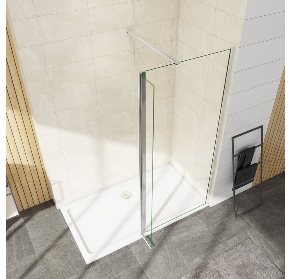 Thumbnail - duschspa Duschwand 8mm Duschkabine Glaswand Duschwand Duschtrennwand Walk in Dusche, Einscheibensicherheitsglas, Sicherh...