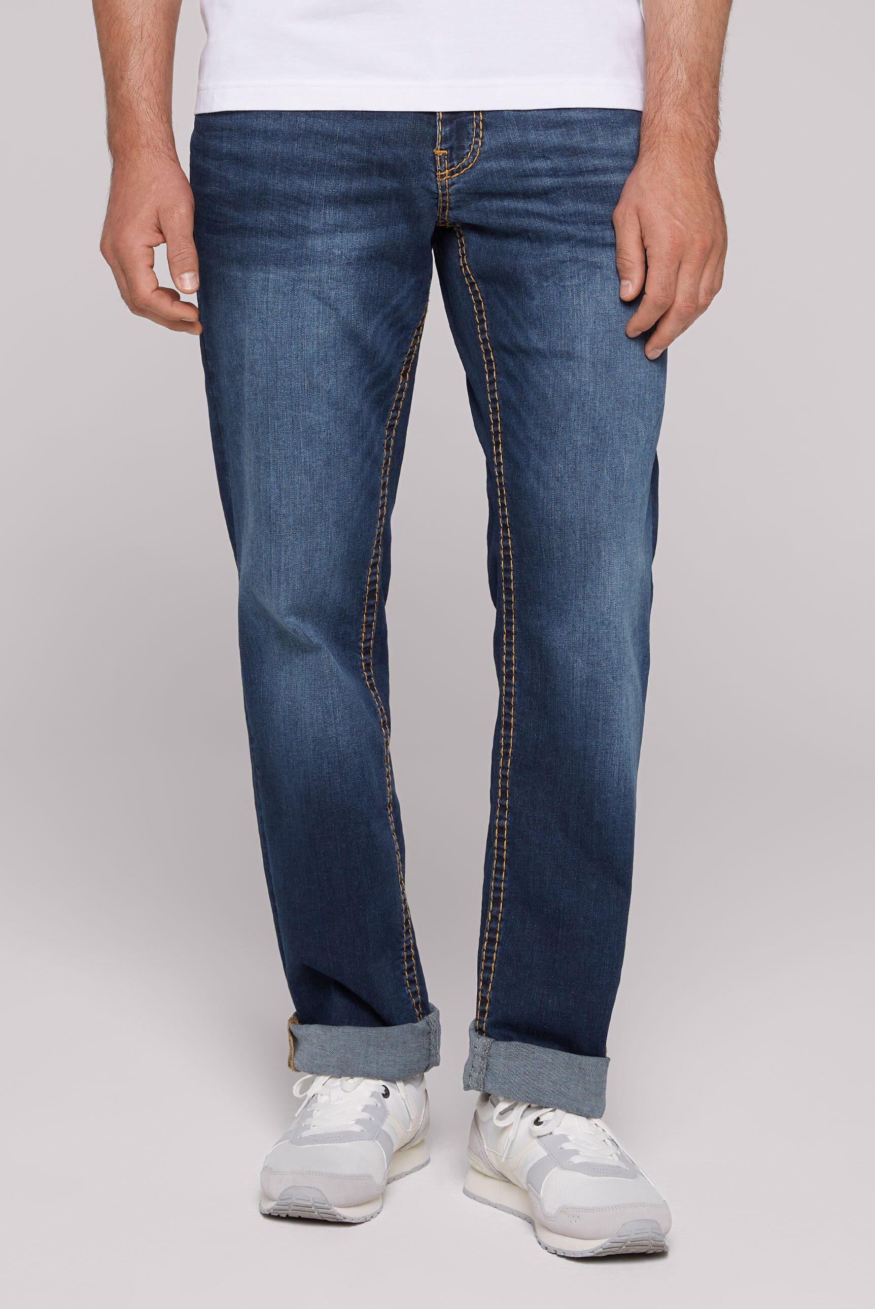 CAMP DAVID Comfort-fit-Jeans mit zwei Leibhöhen