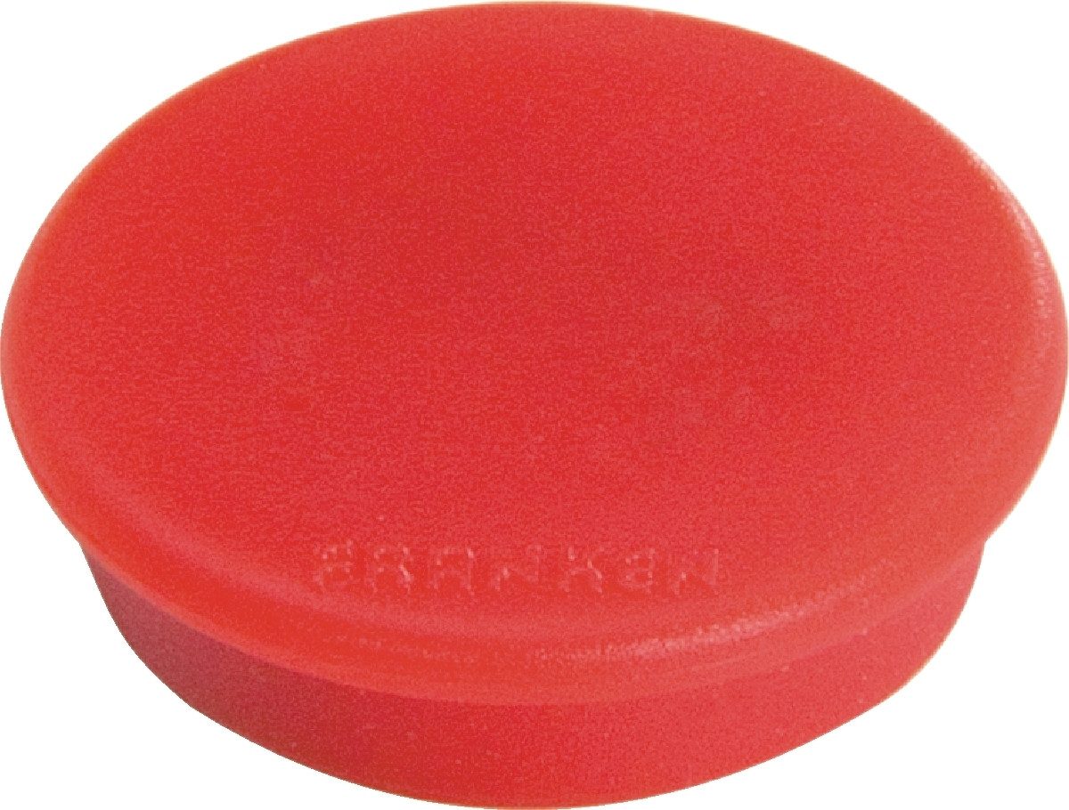 FRANKEN Magnet Haftmagnet 24mm rot VE=10 Stück