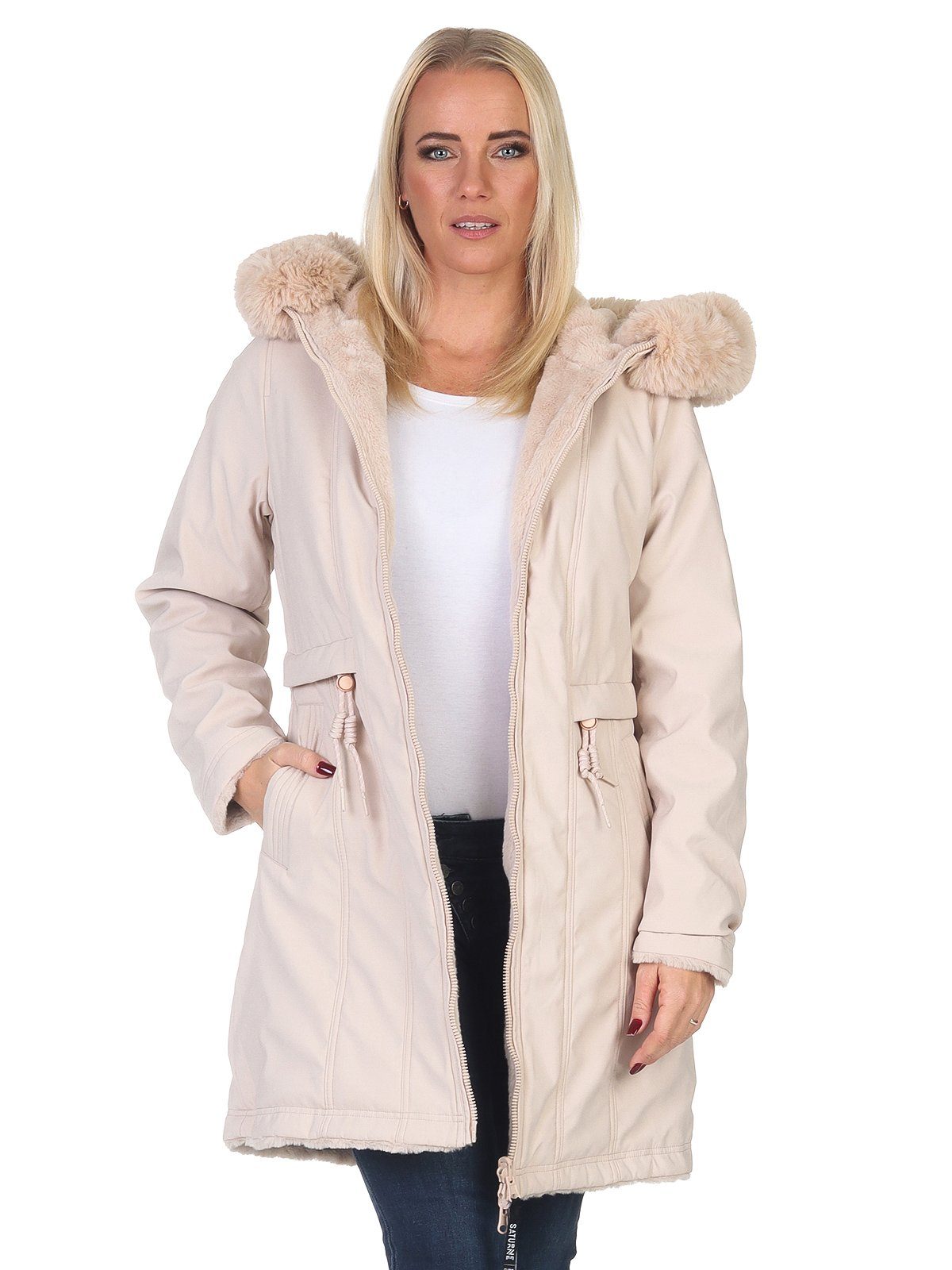 Aurela Damenmode Parka Winterjacke für Damen günstig online kaufen