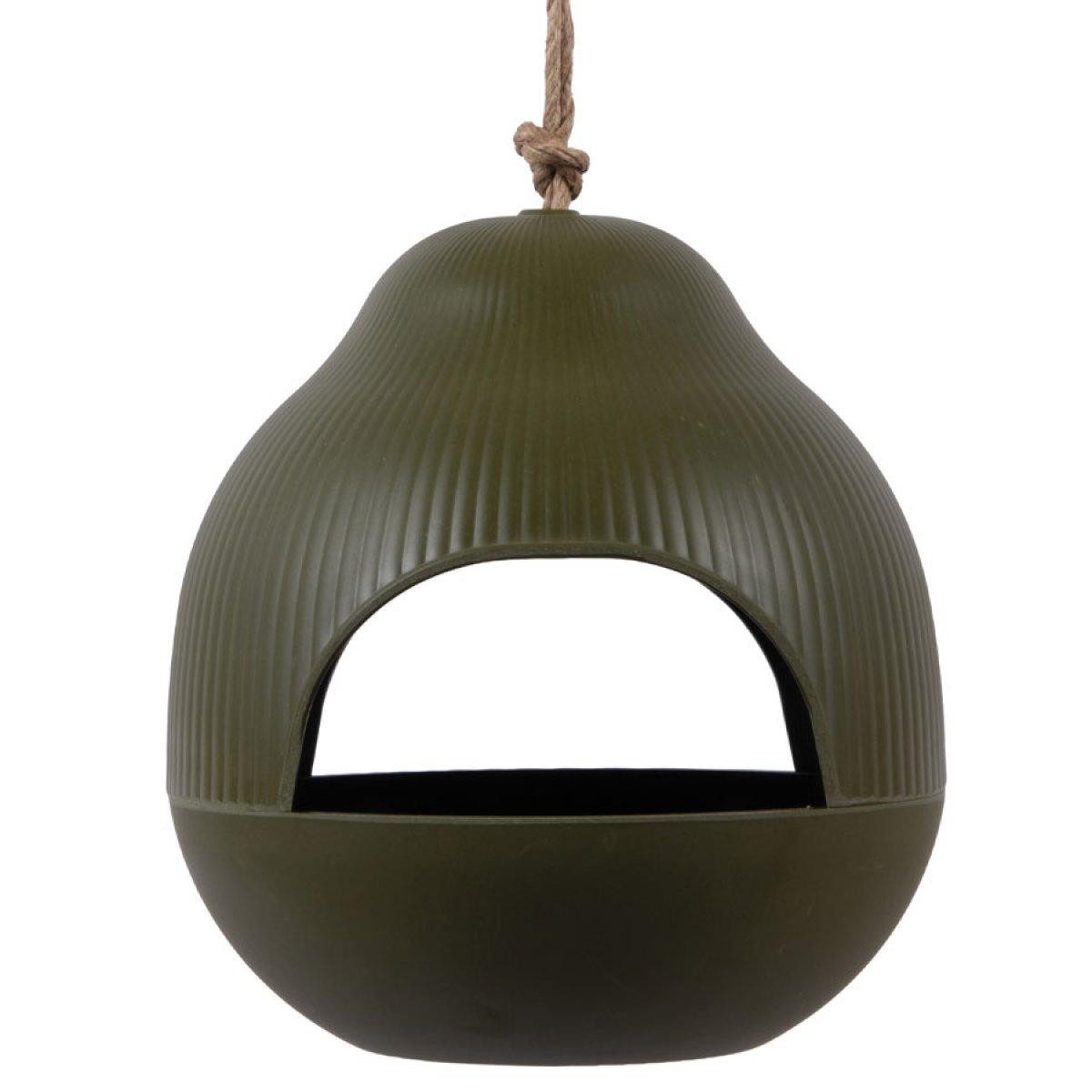 Present Time Vogelhaus Vogelfutterhaus Capullo Bird Feeder Luxury Green