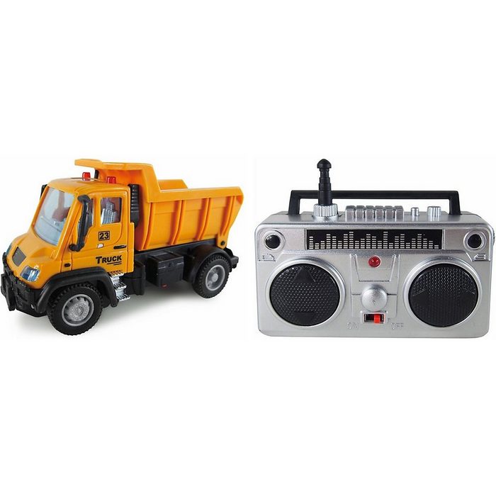 Amewi Spielzeug-Auto Mini Truck Kipper 1:64 RTR 2 4GHz gelb