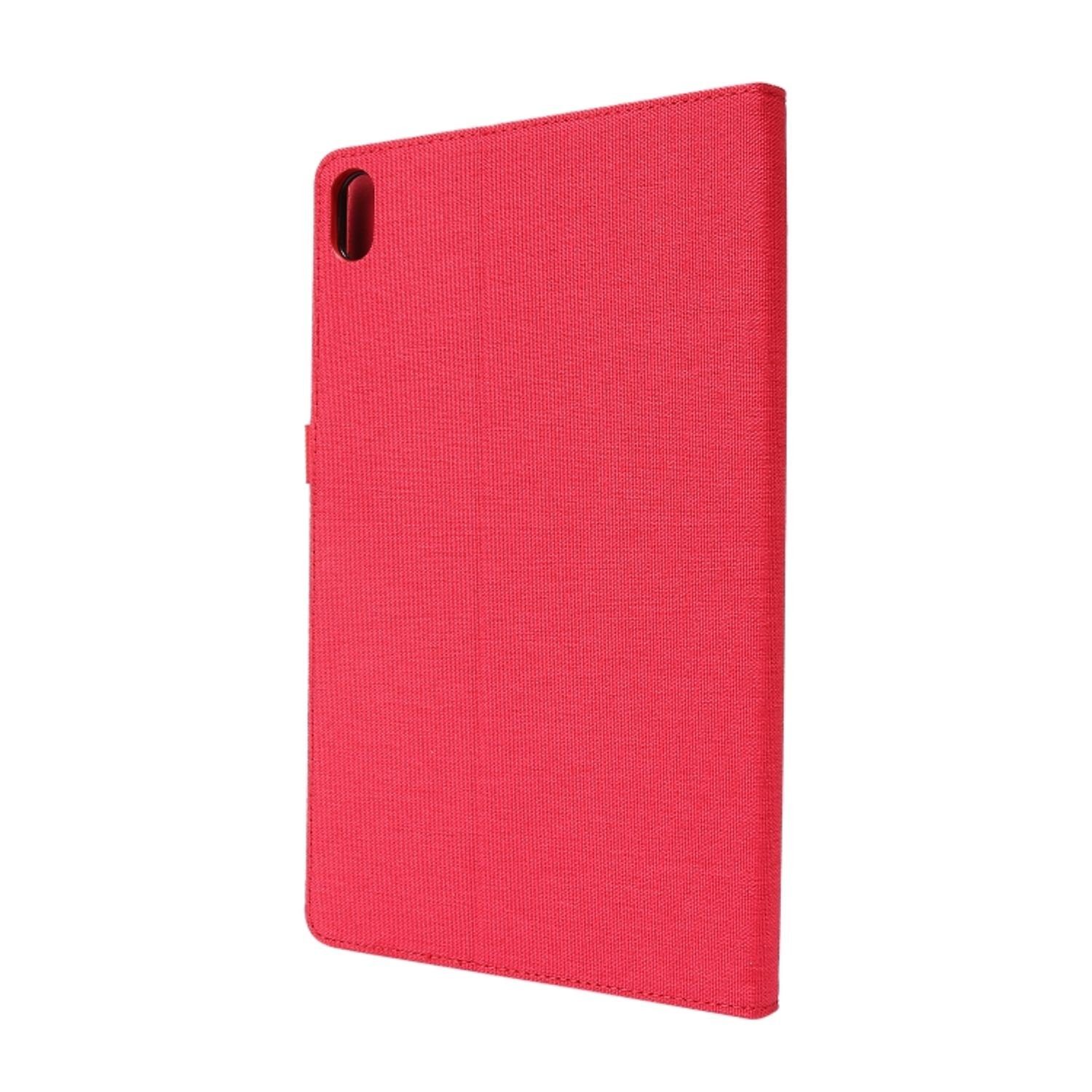 König Design Tablet-Hülle Lenovo Tab P11, Tablet-Hülle für Lenovo Tab P11 - Schutztasche Wallet Cover 360 Case Etuis - Rot