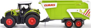Dickie Toys Spielzeug-Traktor CLAAS mit Anhänger, mit Licht und Sound