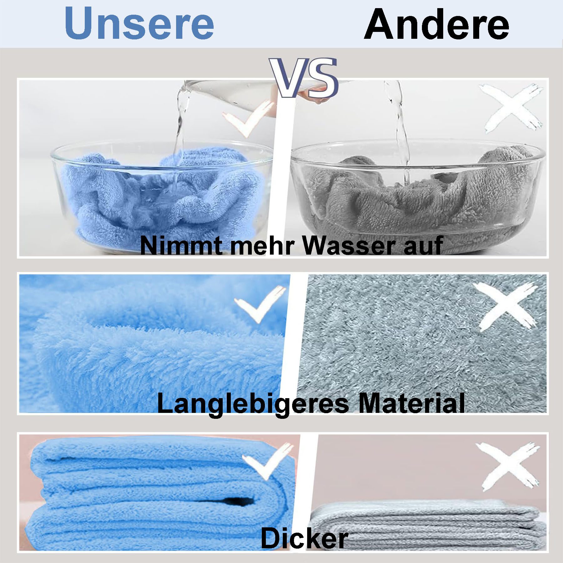 Keyura Duschhaube Haarturban Handtuch, 5 Stück Turban Haartrockentuch, Knop günstig online kaufen