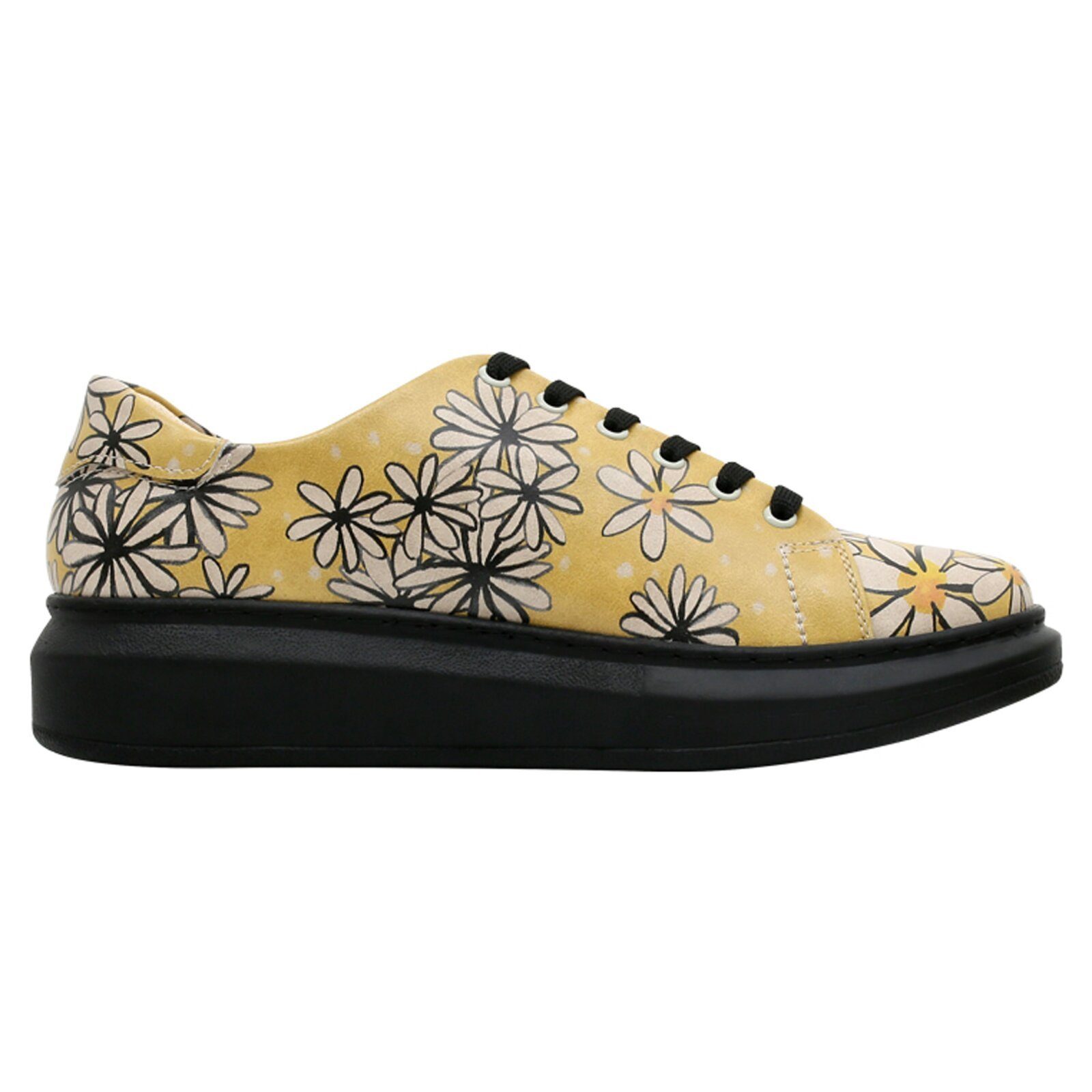 DOGO Myra Low-Top Sneaker Birds Chirping Damen Sneaker, Myra Low-Top Plateausneaker Handgefertigt