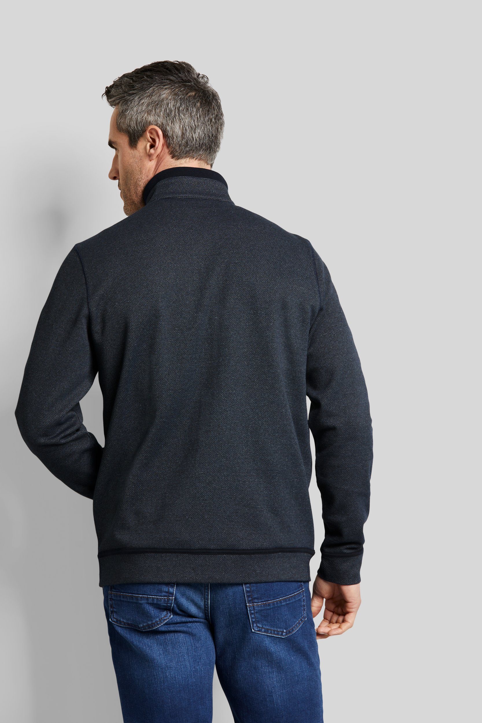 bugatti Sweatjacke mit Eingrifftaschen günstig online kaufen