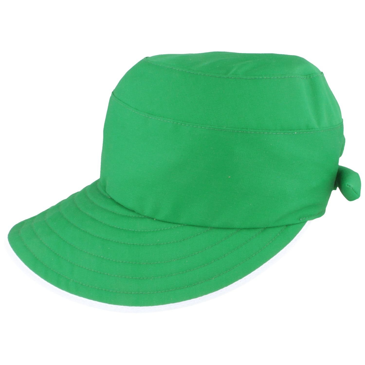 Schirmmütze Visor 80 Schute grün mit UV-Schutz / Breiter 50