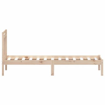 vidaXL Bett Massivholzbett Kiefer 90x200 cm