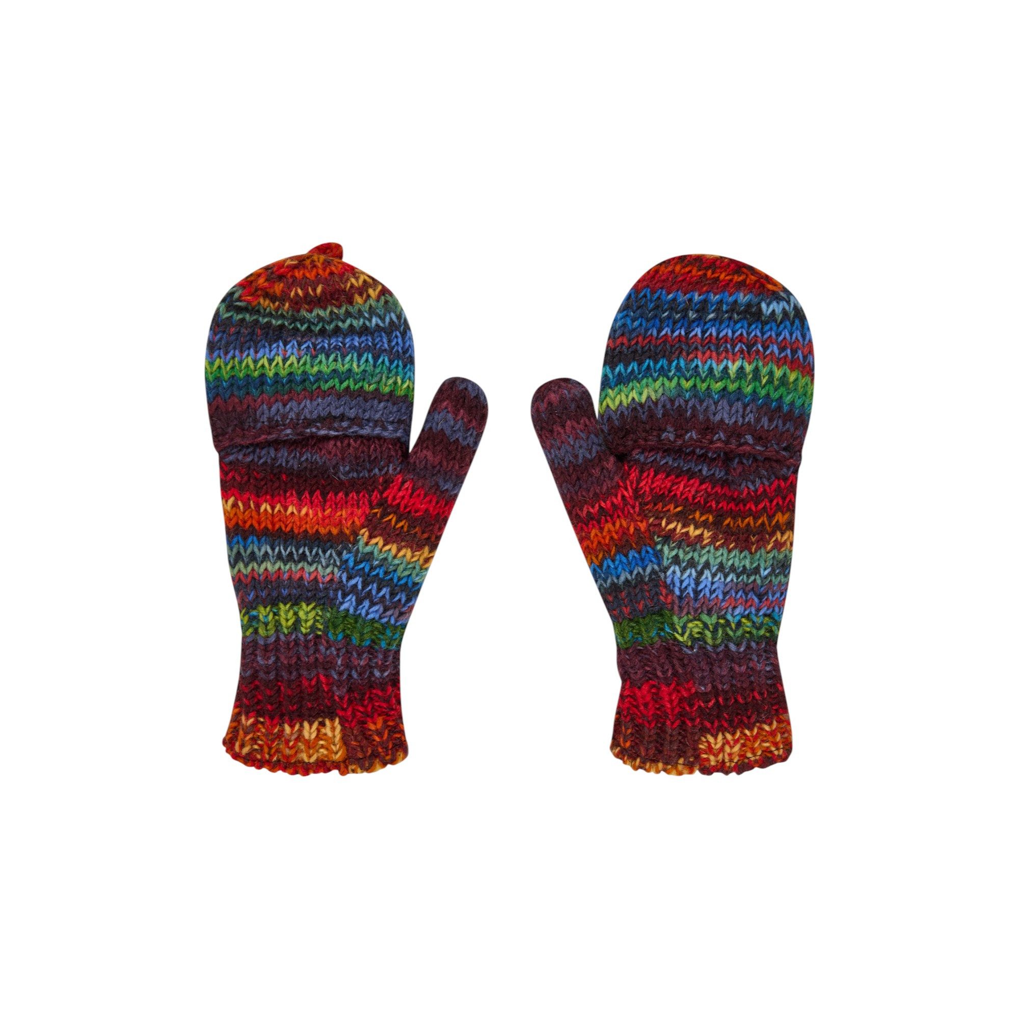 THC Natural Line Strickhandschuhe THC Klapphandschuhe 727 bunt (1 Paar, 1-S günstig online kaufen