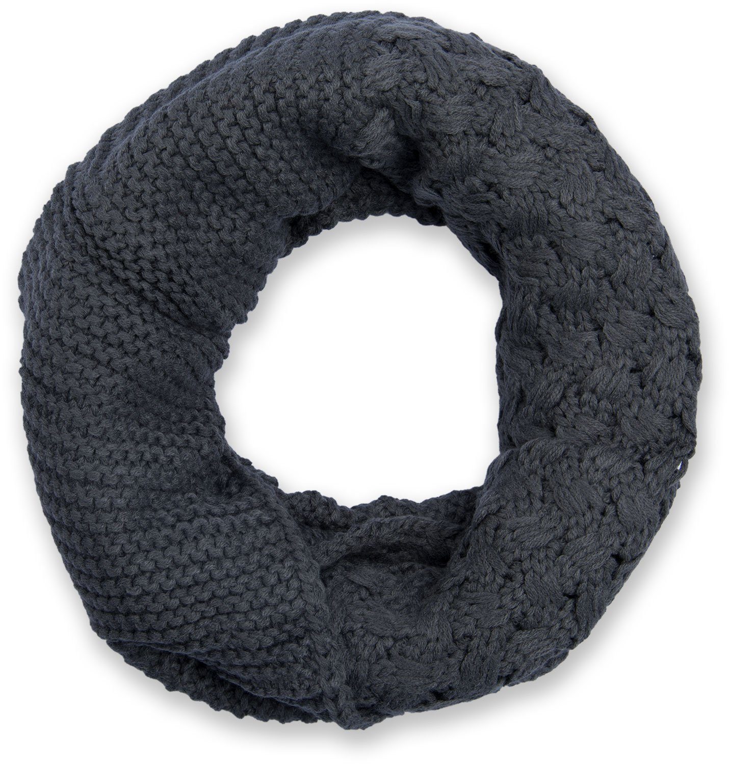 Strickschal Strick Loop mit Mustermix