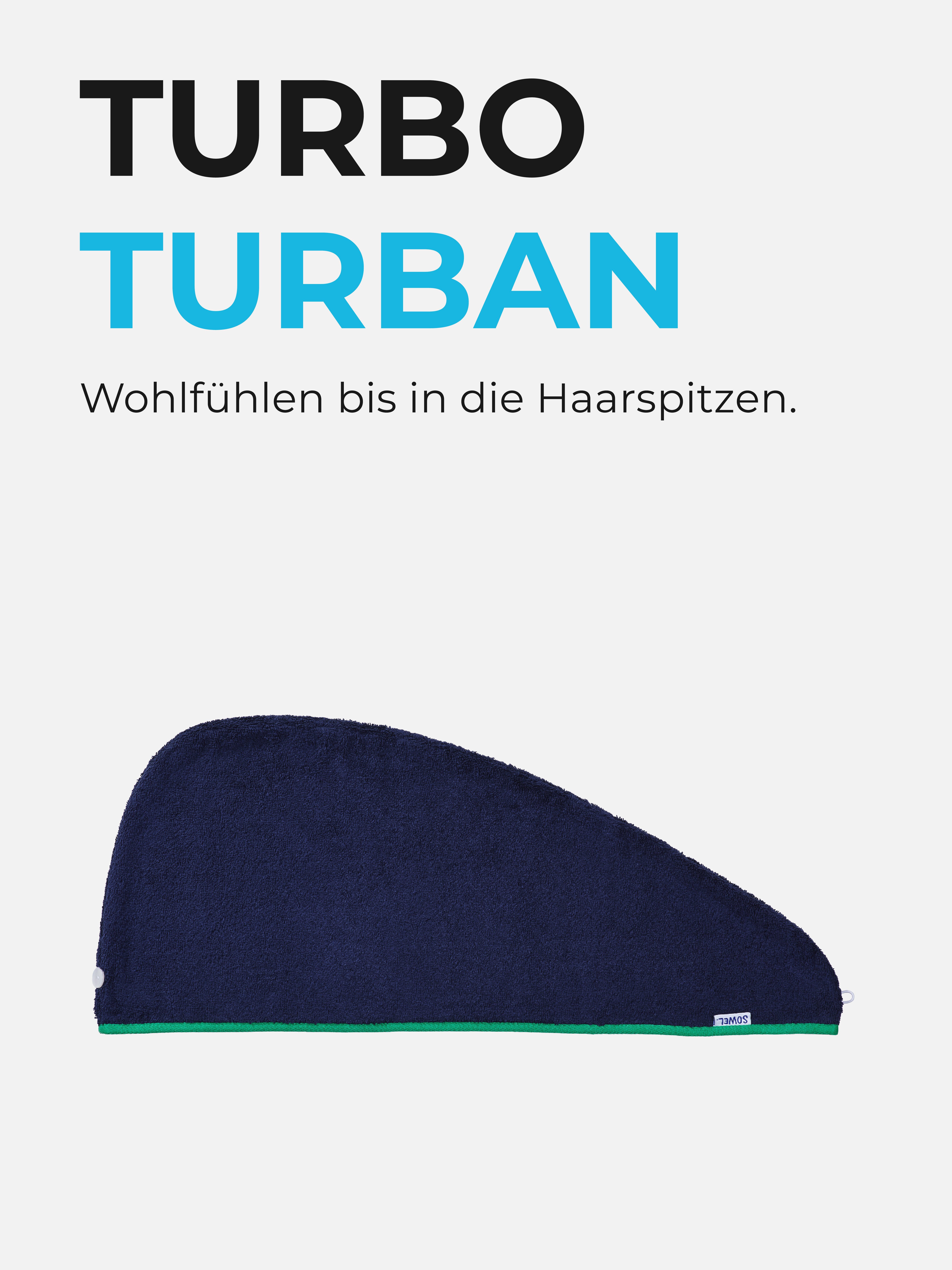 Sowel Turban-Handtuch - Turbo Turban -, 100% Bio-Baumwolle, Haarturban mit günstig online kaufen
