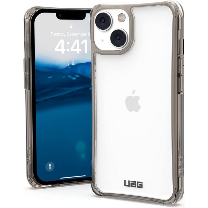 UAG Handyhülle Plyo [Apple iPhone 14 / iPhone 13 Hülle Wireless Charging kompatibles Cover Sturzfestes iPhone 14 / iPhone 13 Case Ultra Slim Bumper] - ash (grau transparent)